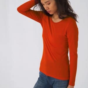 Visuel T-shirt bio Inspire femme manches longues