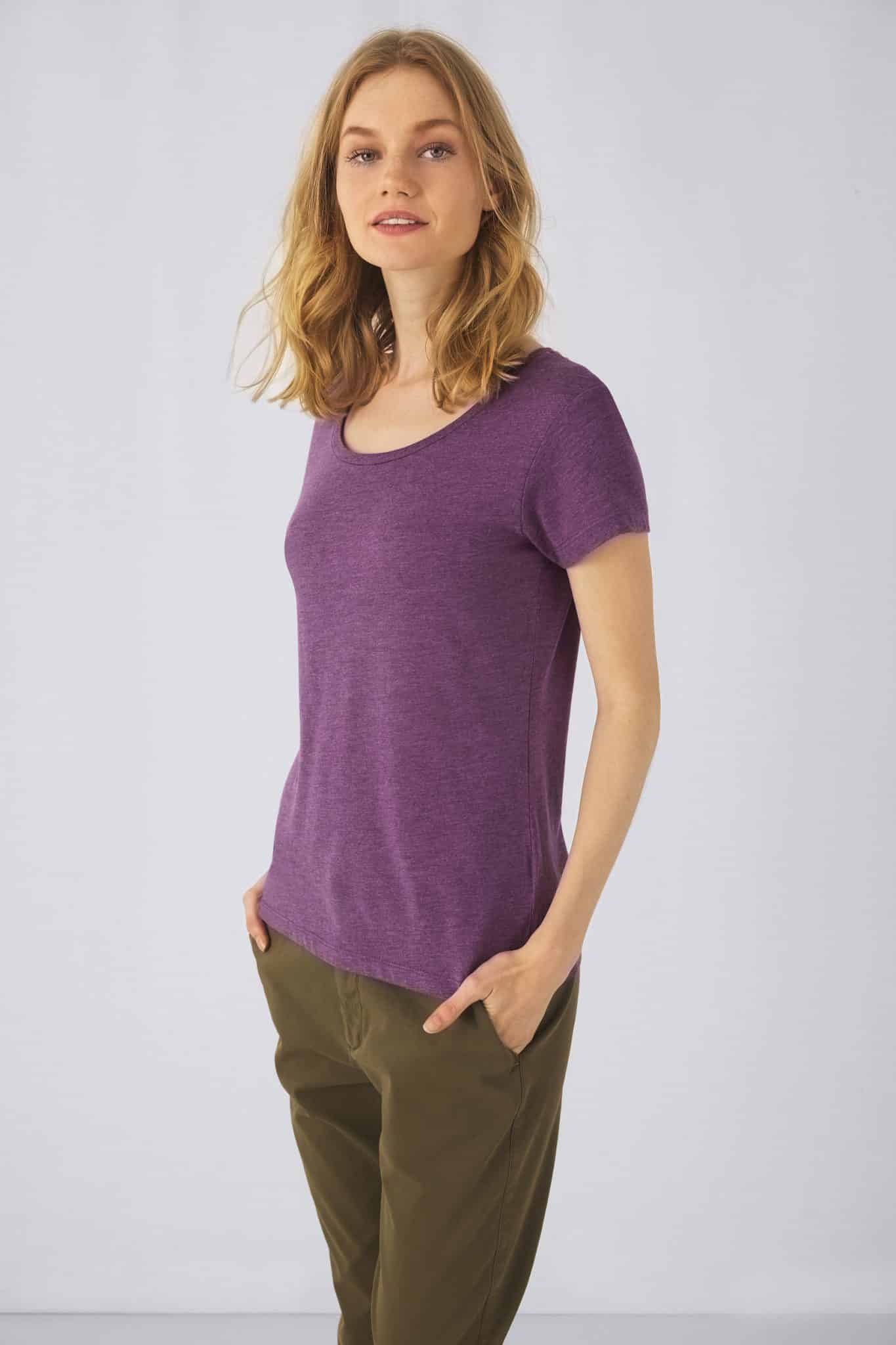 Miniature 1 pour T-shirt Triblend col rond Femme