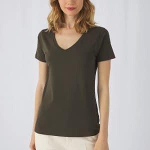 Visuel T-shirt Organic Inspire col V Femme