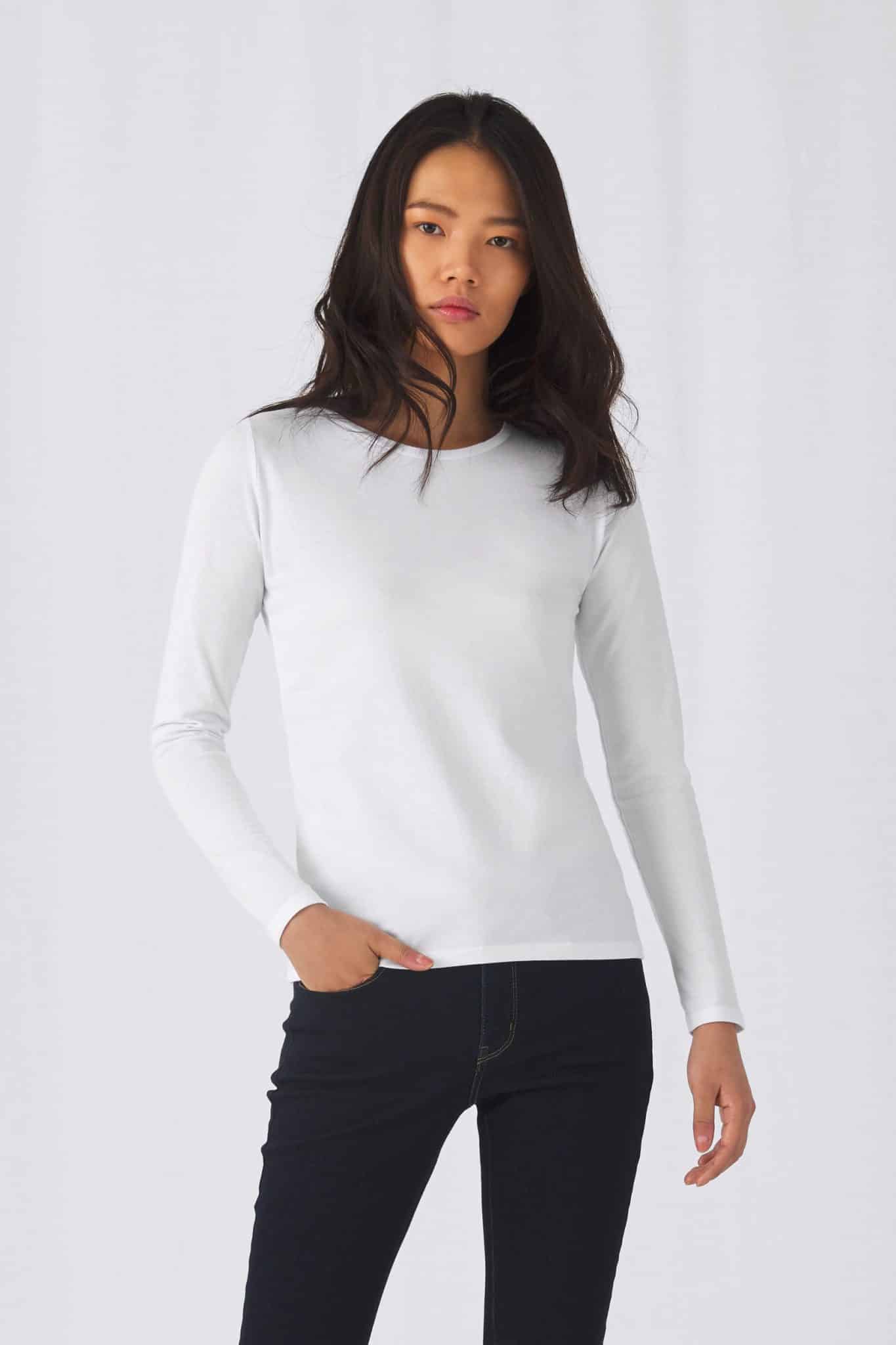 Miniature 1 pour T-shirt manches longues femme #E190