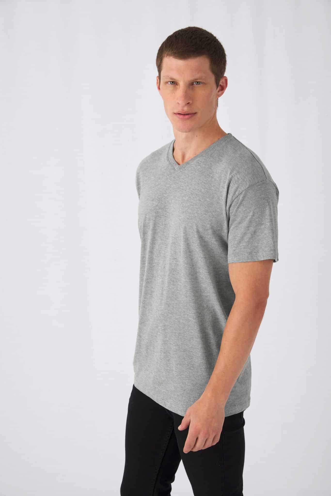 Miniature 1 pour T-shirt col V Exact150
