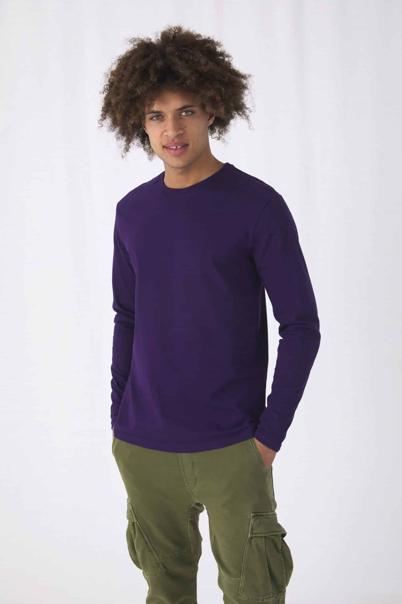 Miniature 2 pour T-shirt homme manches longues #E190