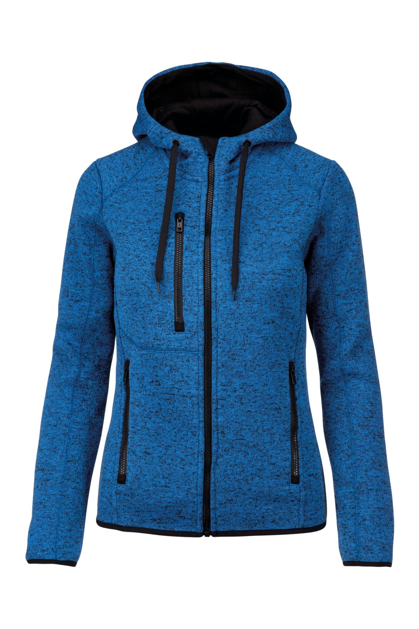 Miniature 10 pour Veste à capuche chinée femme