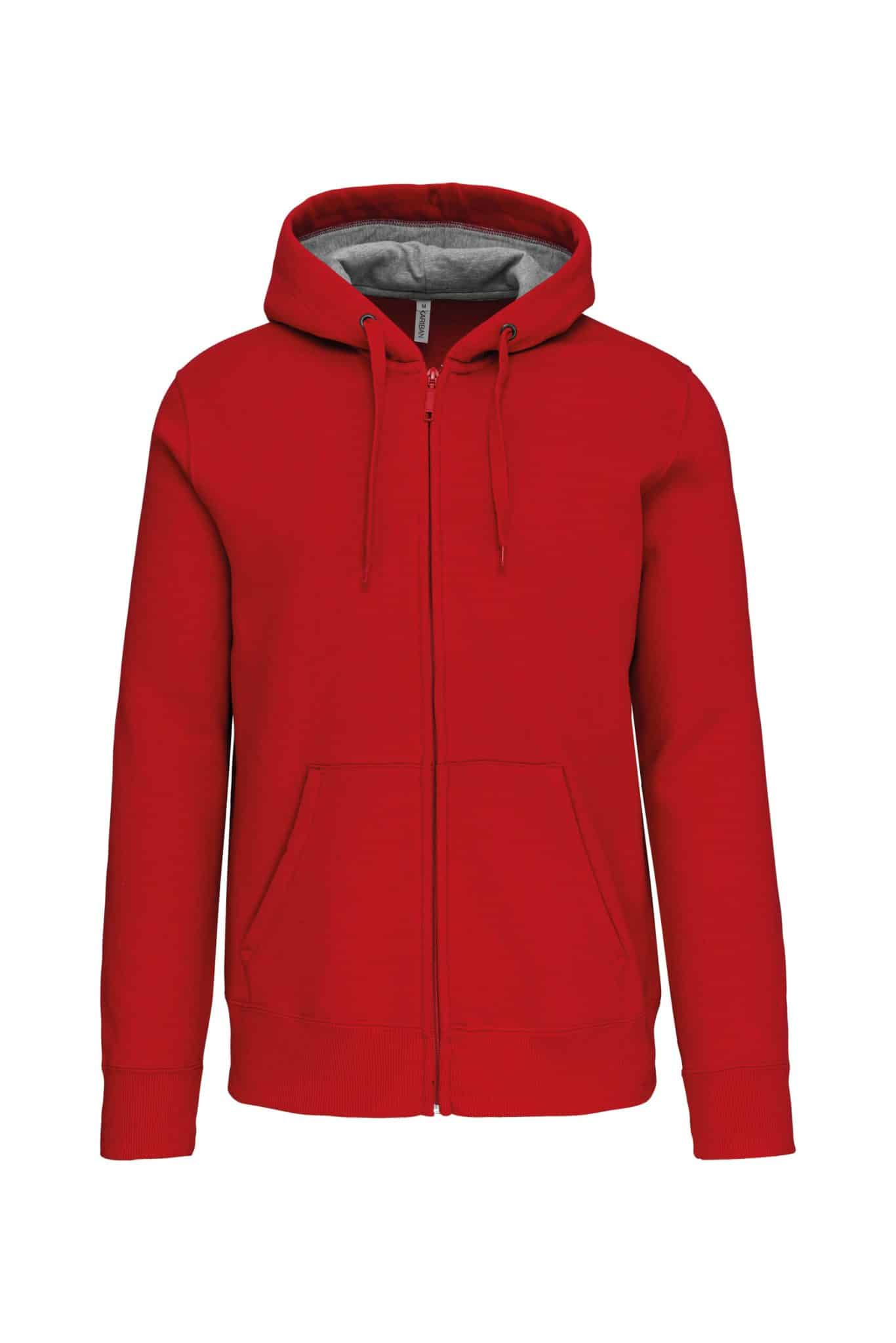 Miniature 23 pour Sweat-shirt zippé capuche unisexe