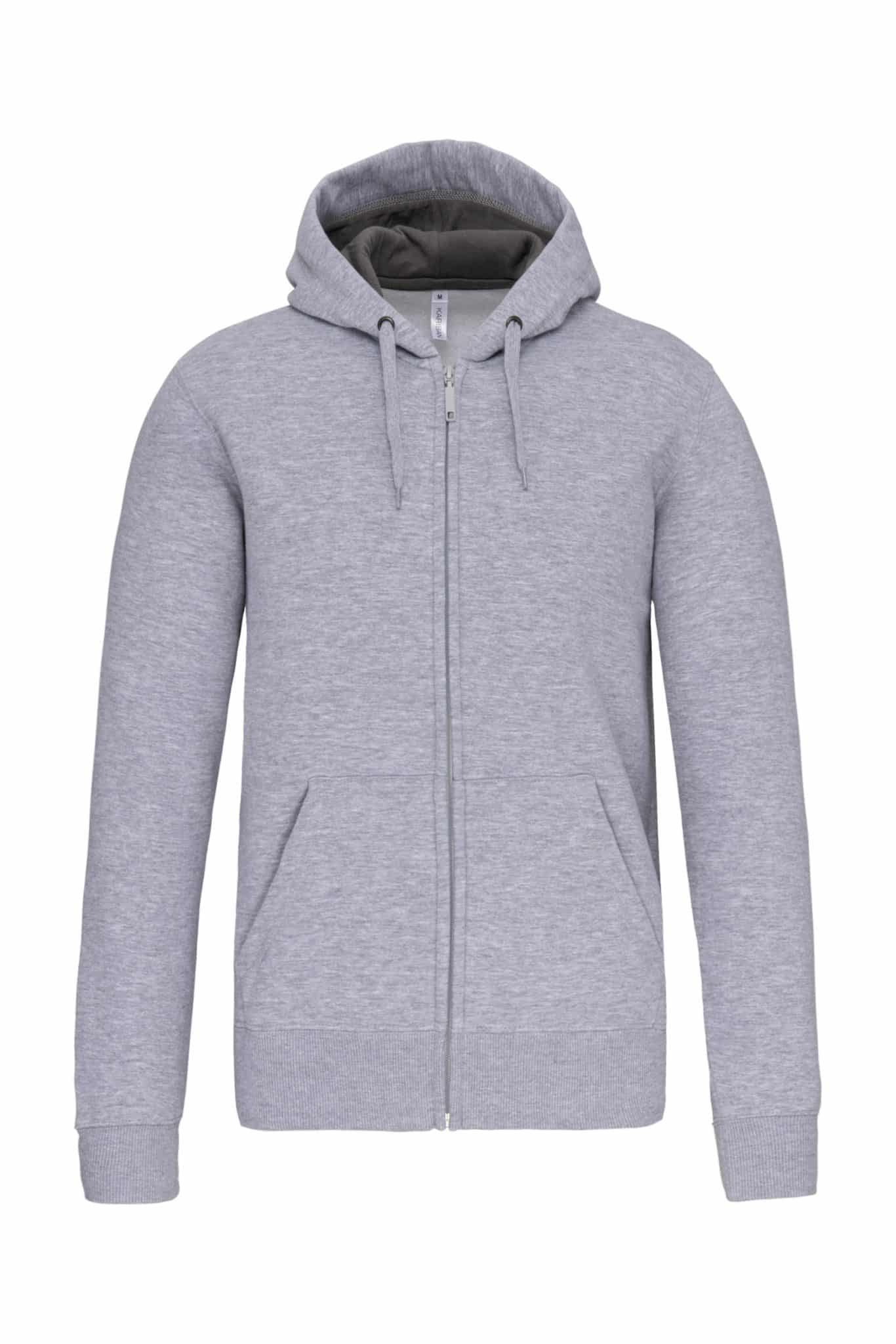 Miniature 22 pour Sweat-shirt zippé capuche unisexe