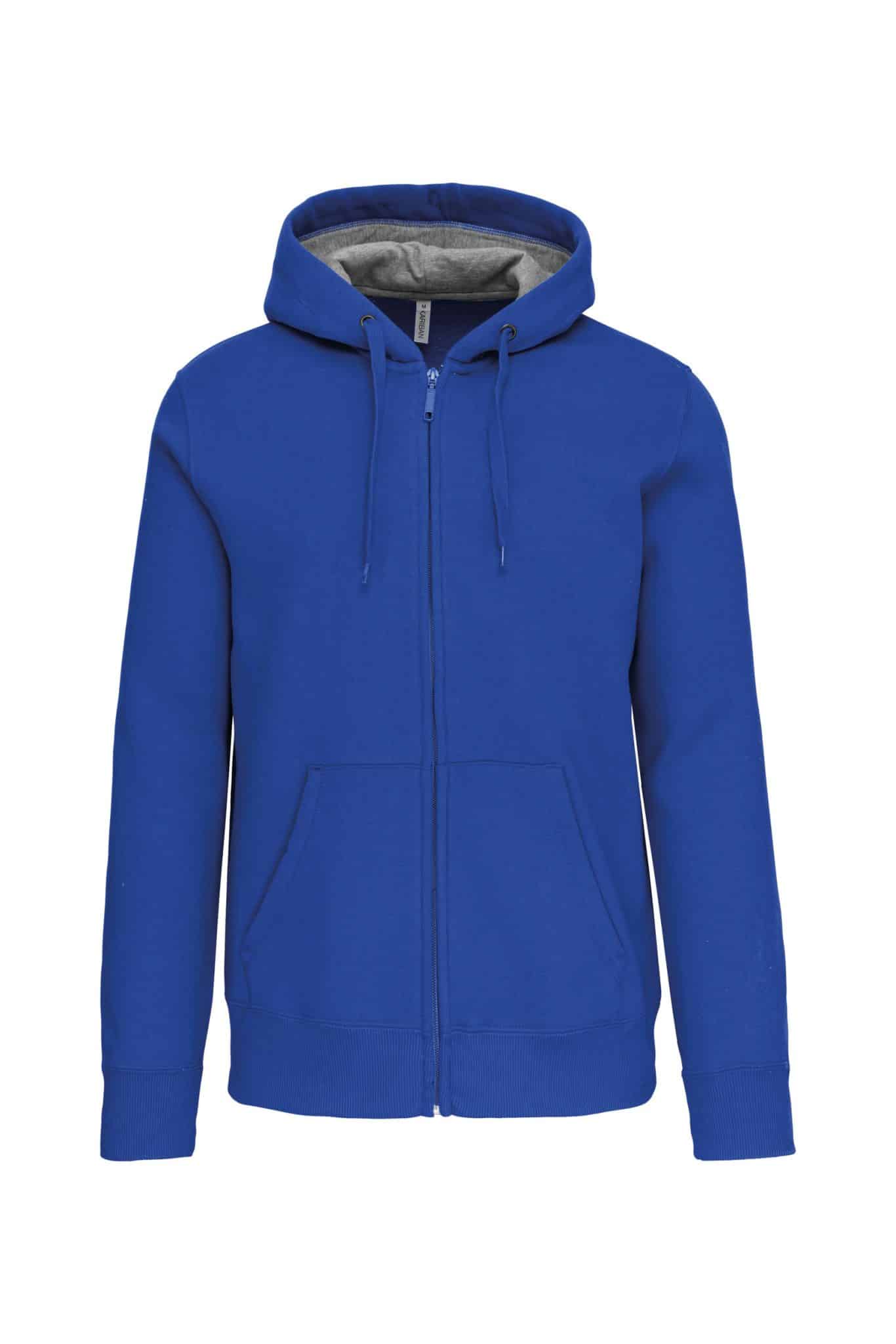 Miniature 20 pour Sweat-shirt zippé capuche unisexe