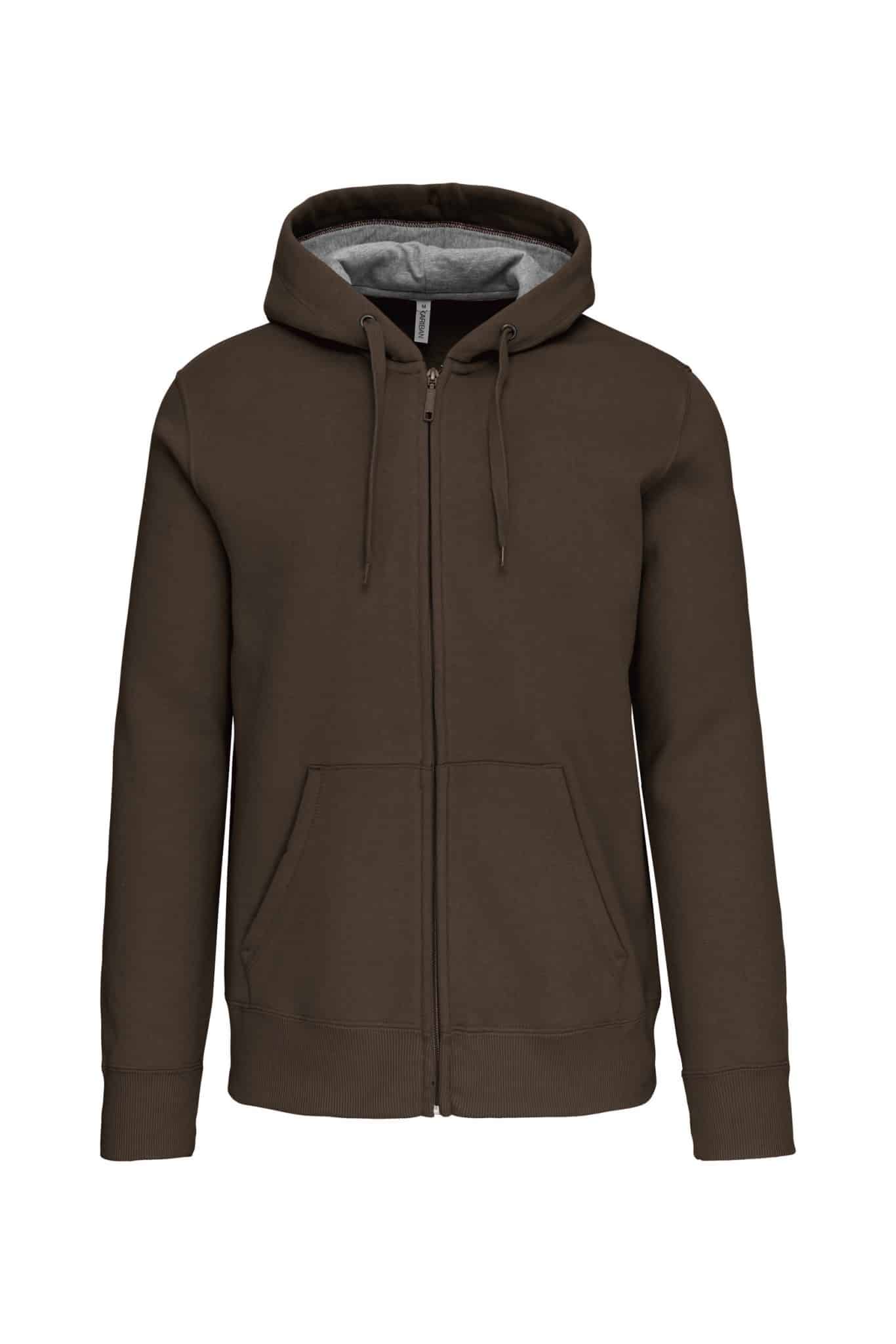 Miniature 19 pour Sweat-shirt zippé capuche unisexe