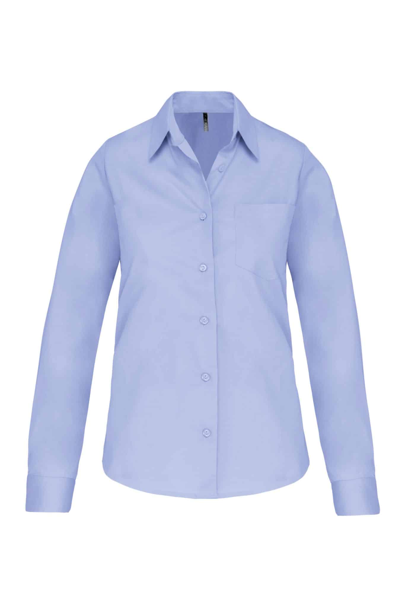 Miniature 12 pour Chemise popeline manches longues femme