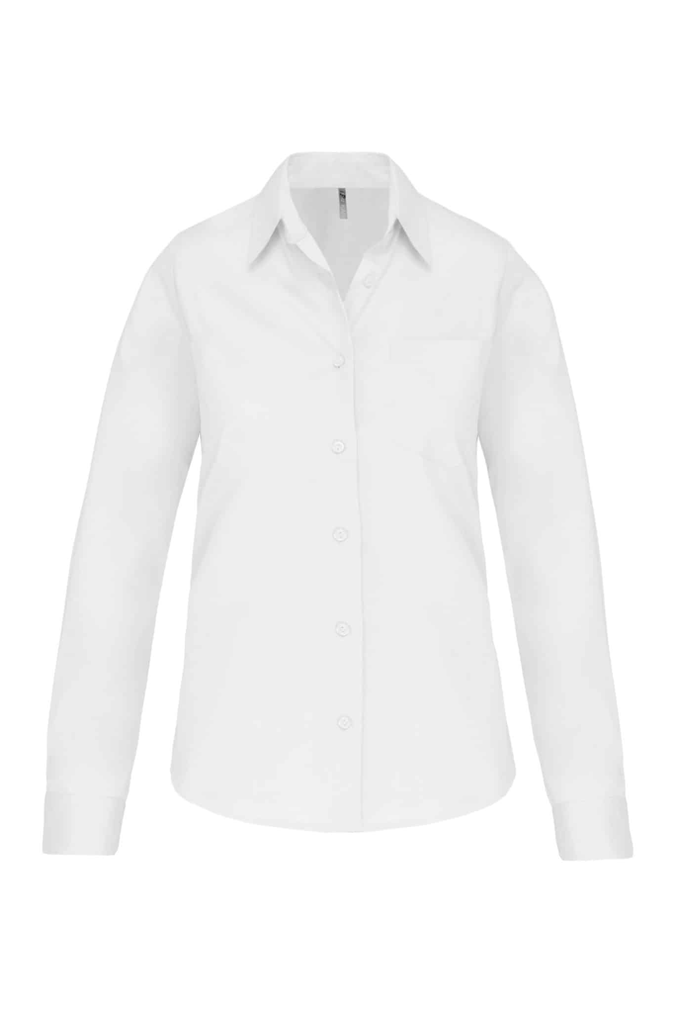 Miniature 17 pour Chemise popeline manches longues femme