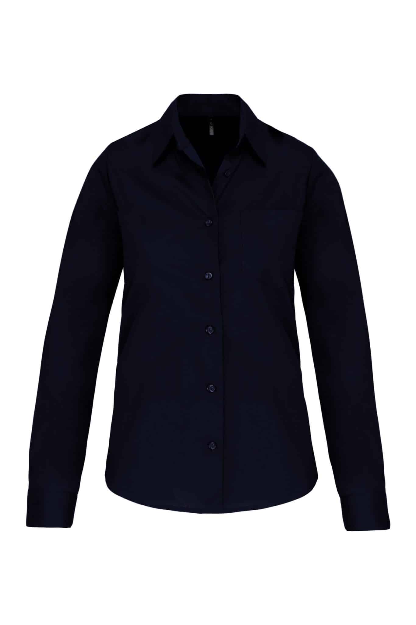 Miniature 15 pour Chemise popeline manches longues femme