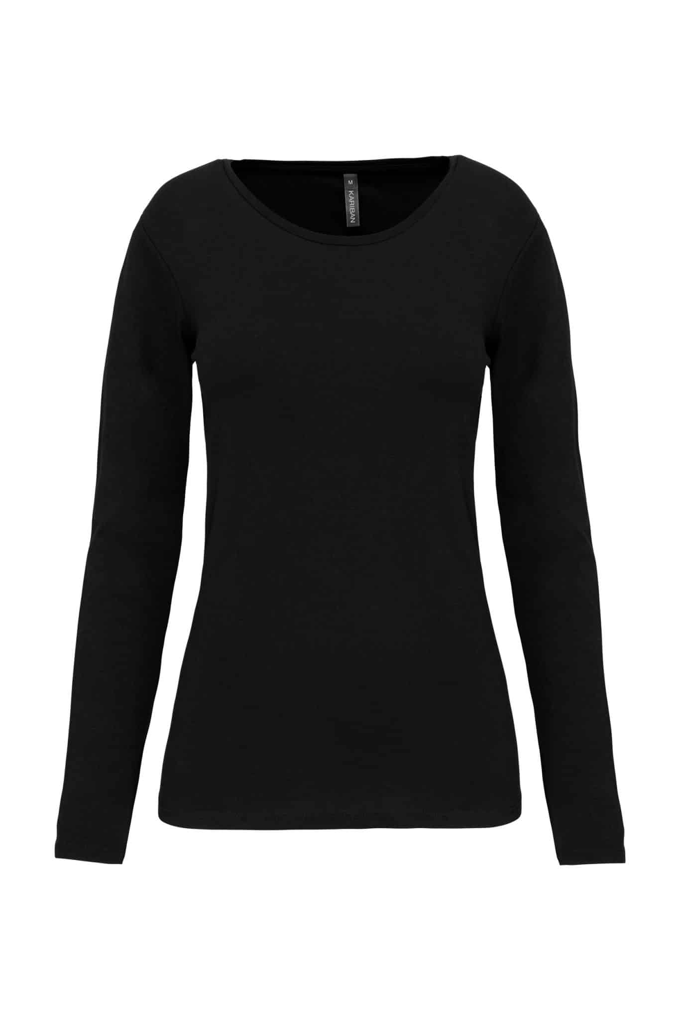 Miniature 8 pour T-shirt col rond manches longues femme