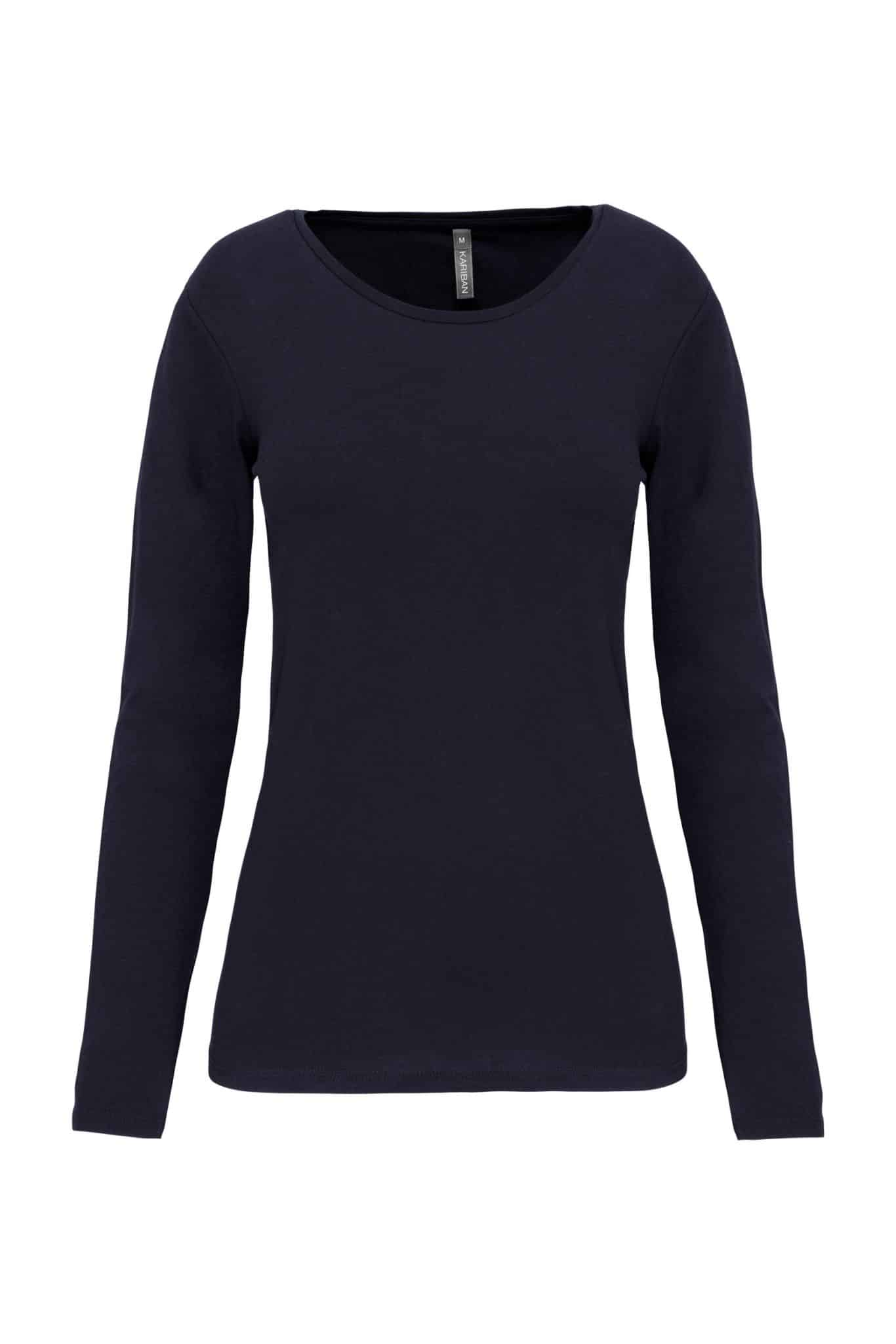 Miniature 10 pour T-shirt col rond manches longues femme