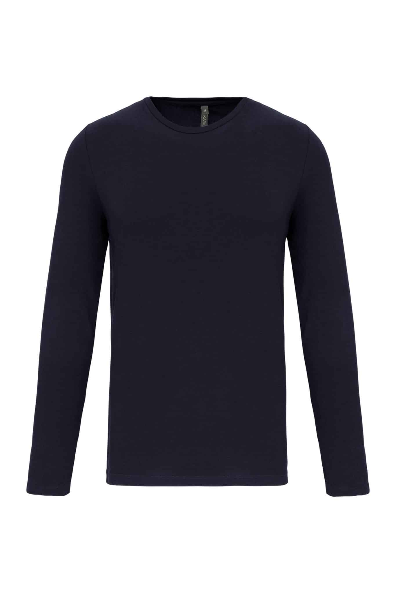 Miniature 10 pour T-shirt col rond manches longues homme
