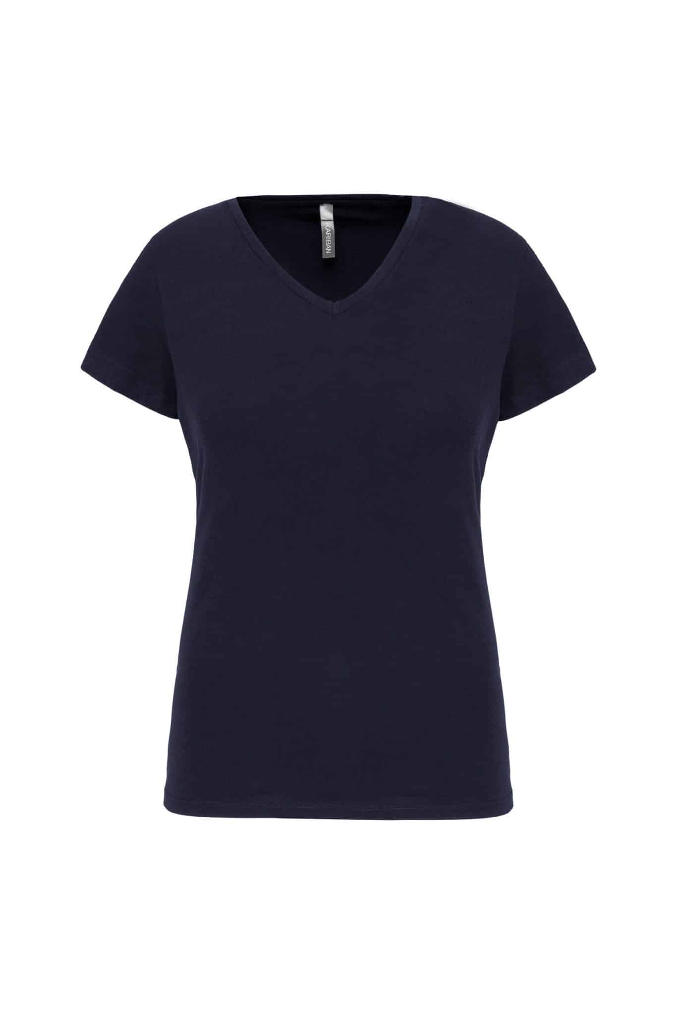 Miniature 14 pour T-shirt col V manches courtes femme