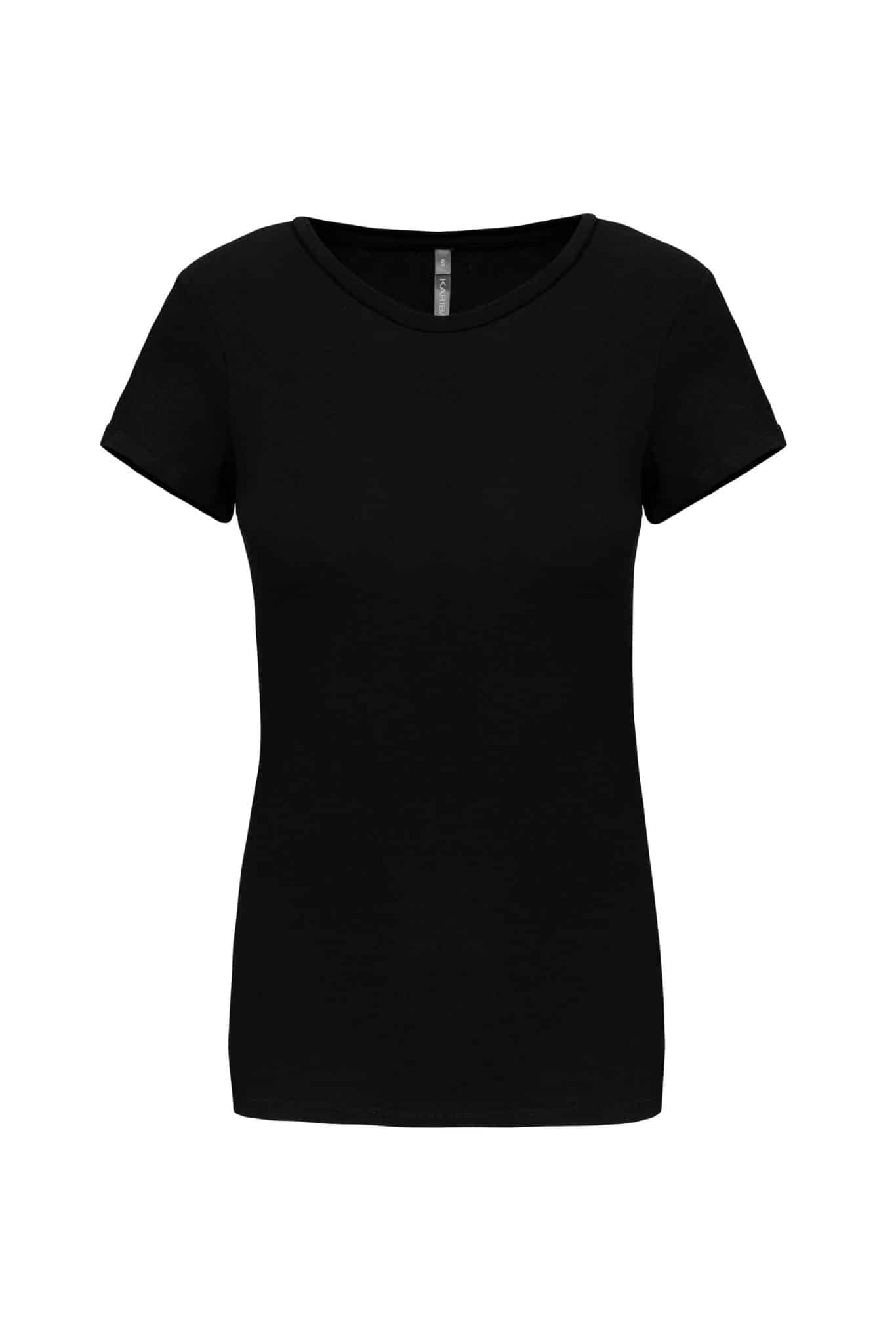 Miniature 12 pour T-shirt col rond manches courtes femme