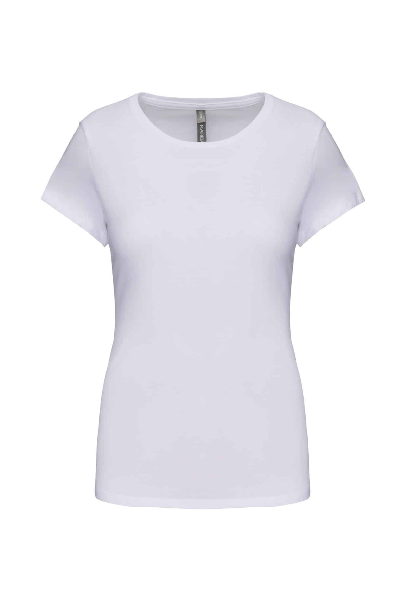 Miniature 15 pour T-shirt col rond manches courtes femme