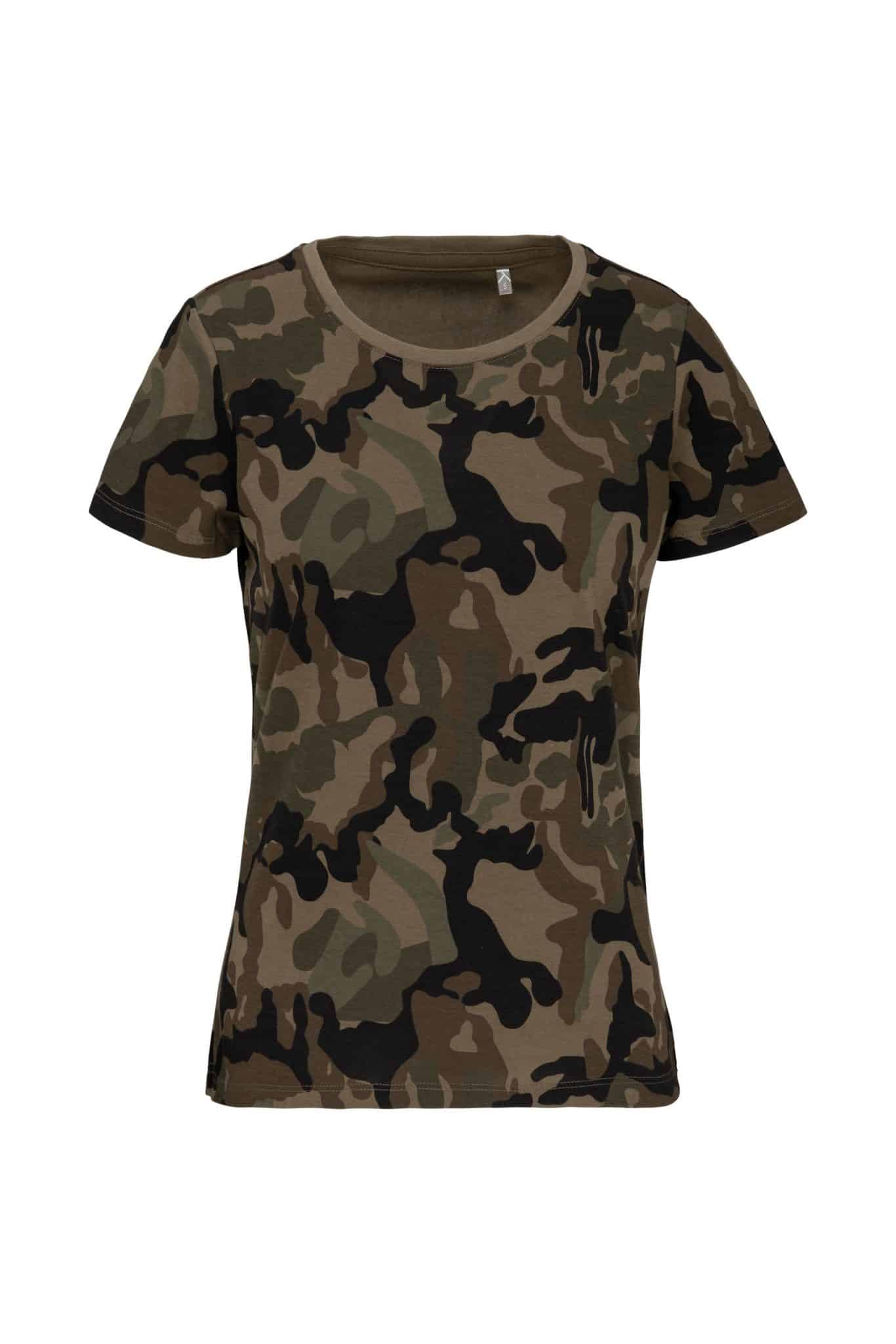 Miniature 9 pour T-shirt camo manches courtes femme