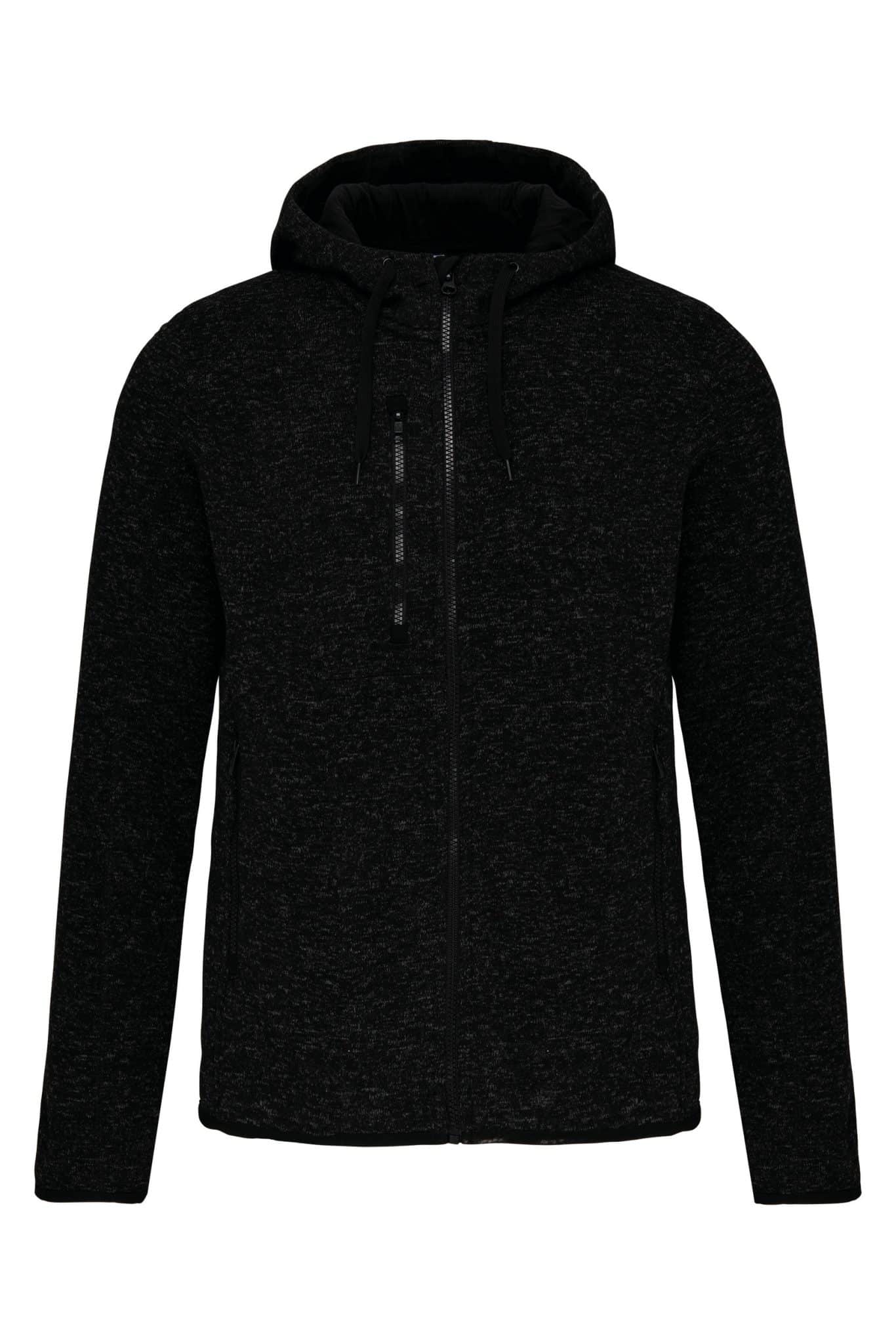 Miniature 8 pour Veste à capuche chinée femme