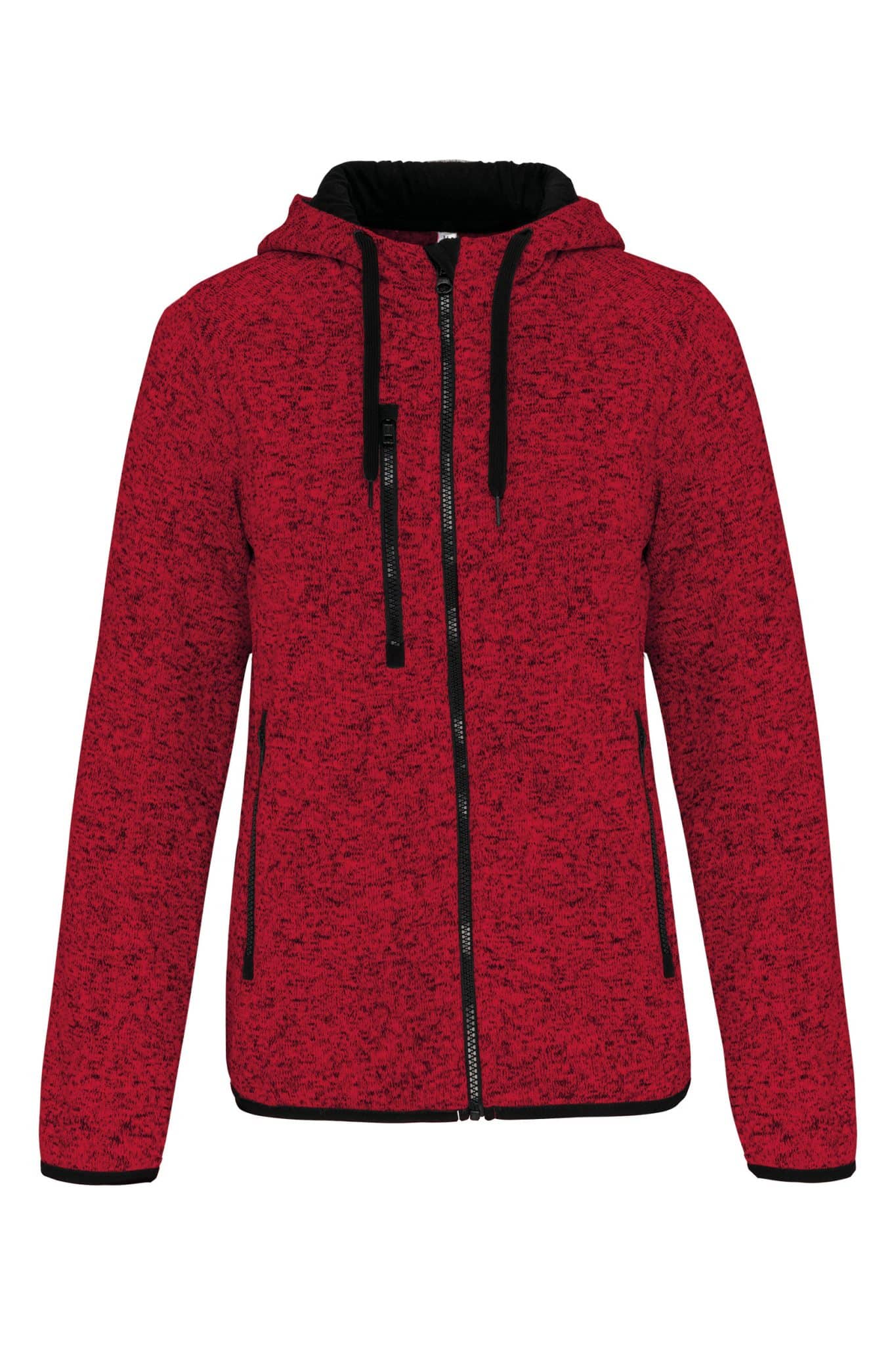Miniature 12 pour Veste à capuche chinée femme