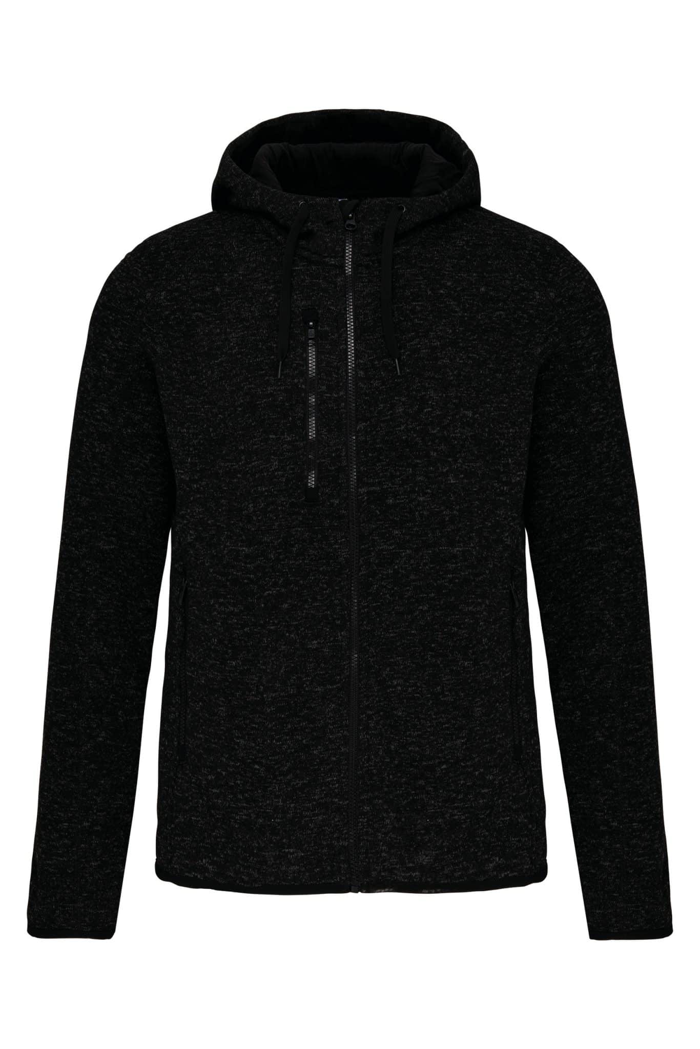 Miniature 8 pour Veste à capuche chinée homme