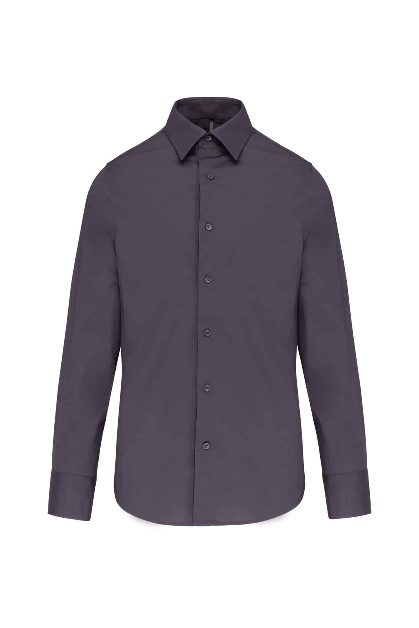 Miniature 14 pour Chemise ajustée manches longues sans repassage