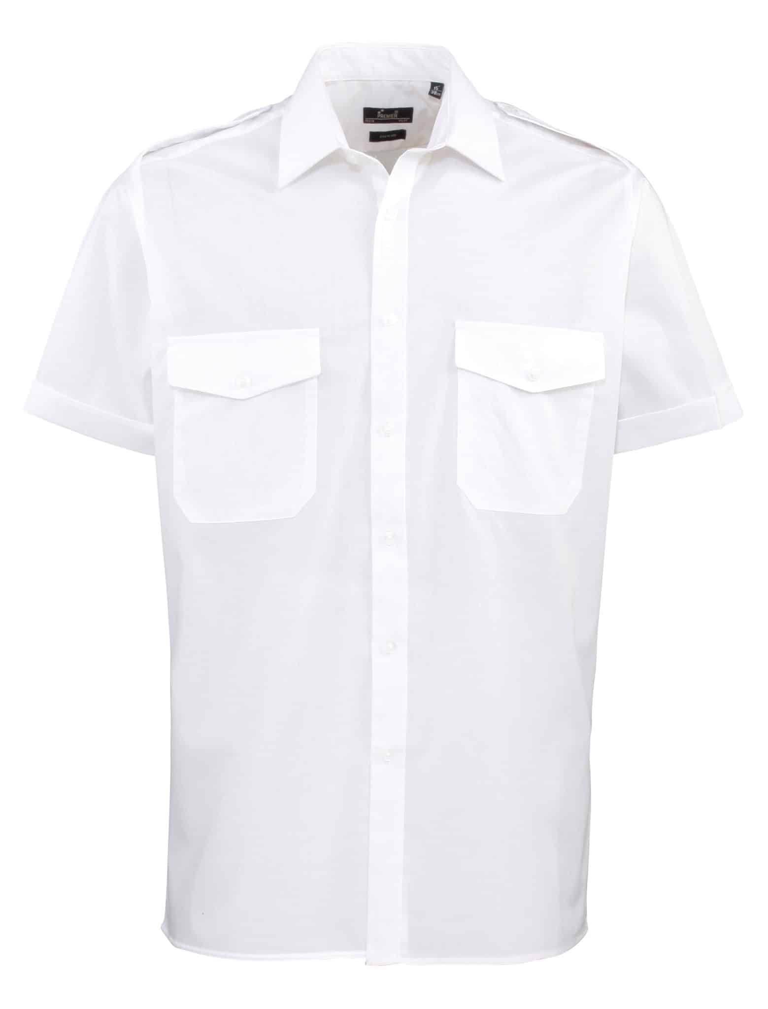 Miniature 5 pour Chemise Homme manches courtes Pilote