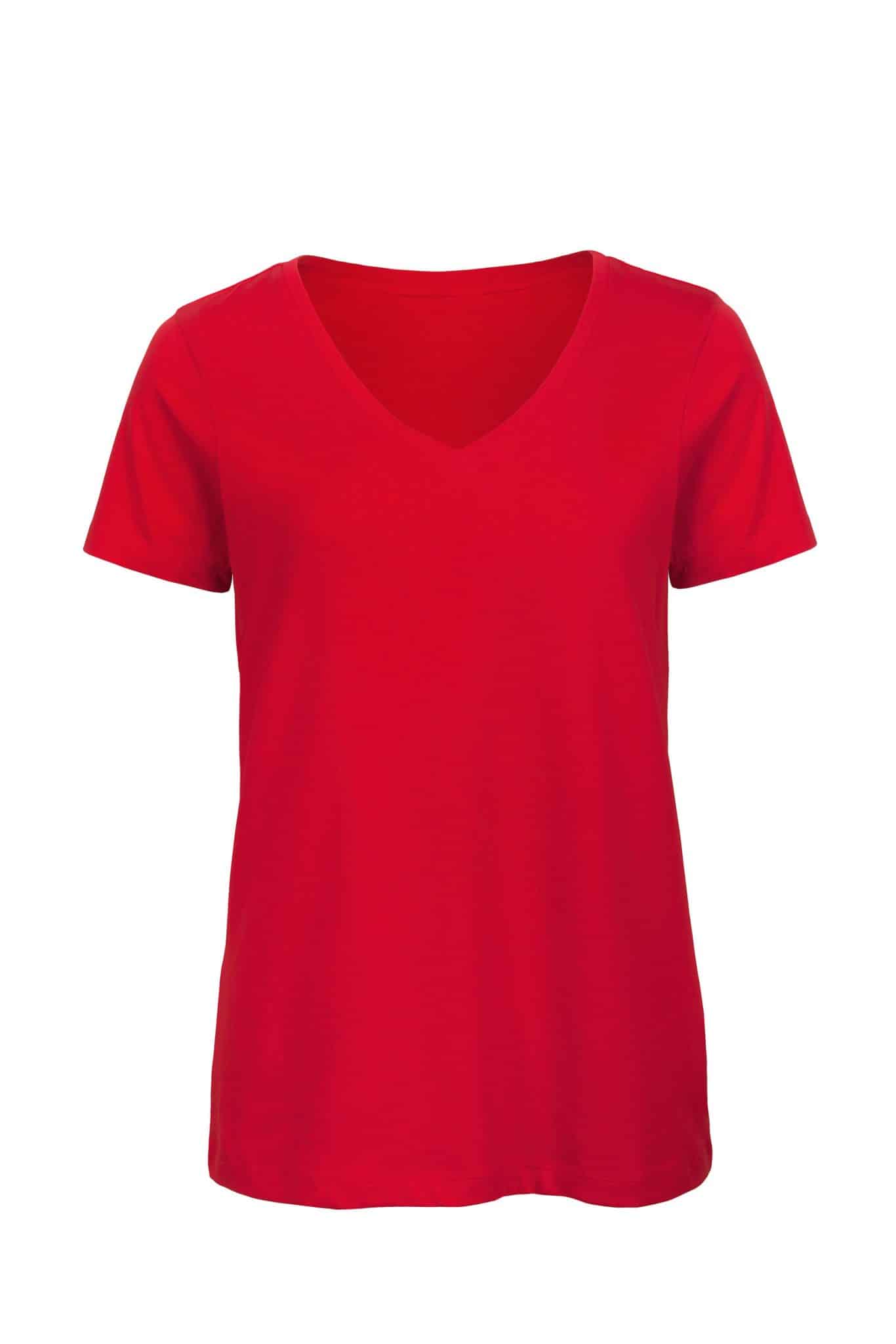 Miniature 7 pour T-shirt Organic Inspire col V Femme