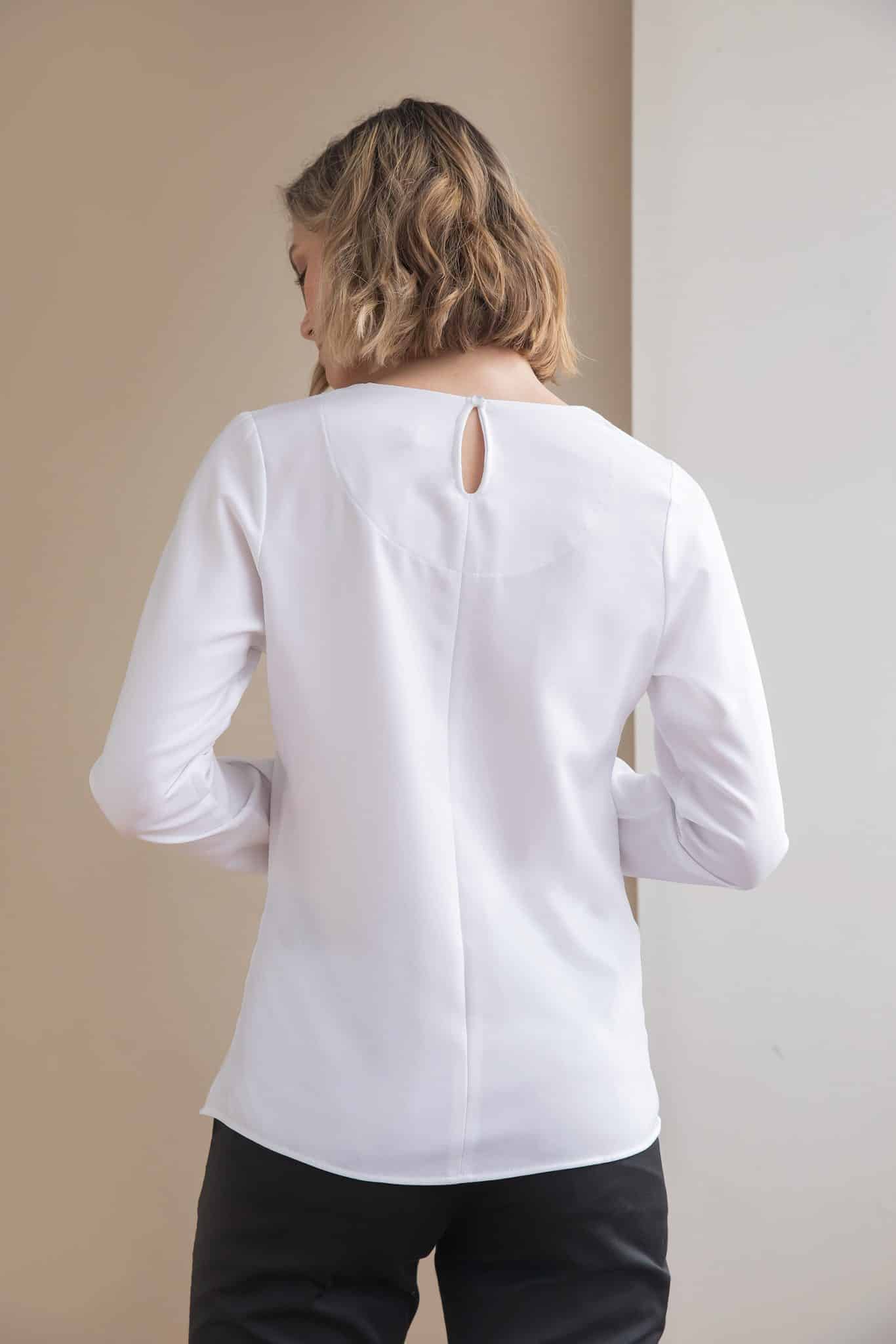 Miniature 3 pour Blouse manches longues