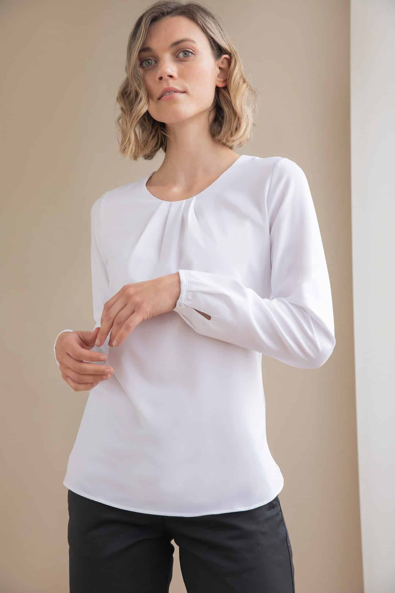 Miniature 2 pour Blouse manches longues
