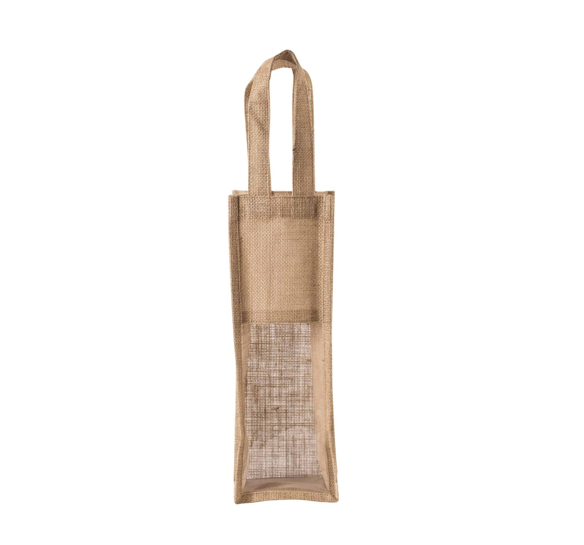 Miniature 5 pour Sac porte-bouteille en jute