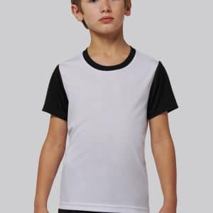 Visuel Maillot manches courtes bicolore enfant