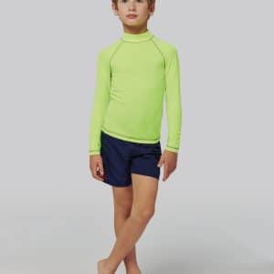 Visuel T-shirt technique à manches longues avec protection anti-UV enfant