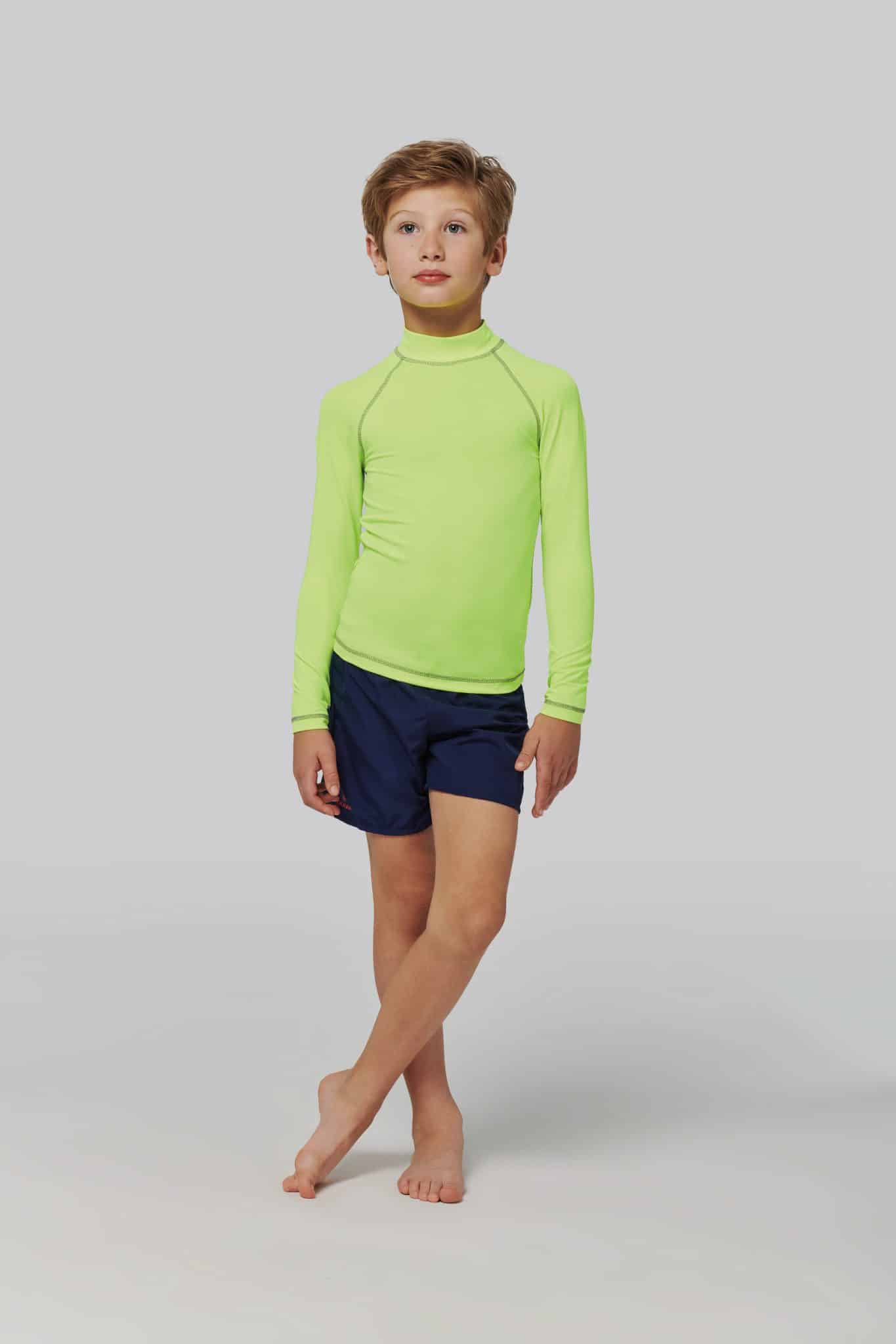 Miniature 1 pour T-shirt technique à manches longues avec protection anti-UV enfant