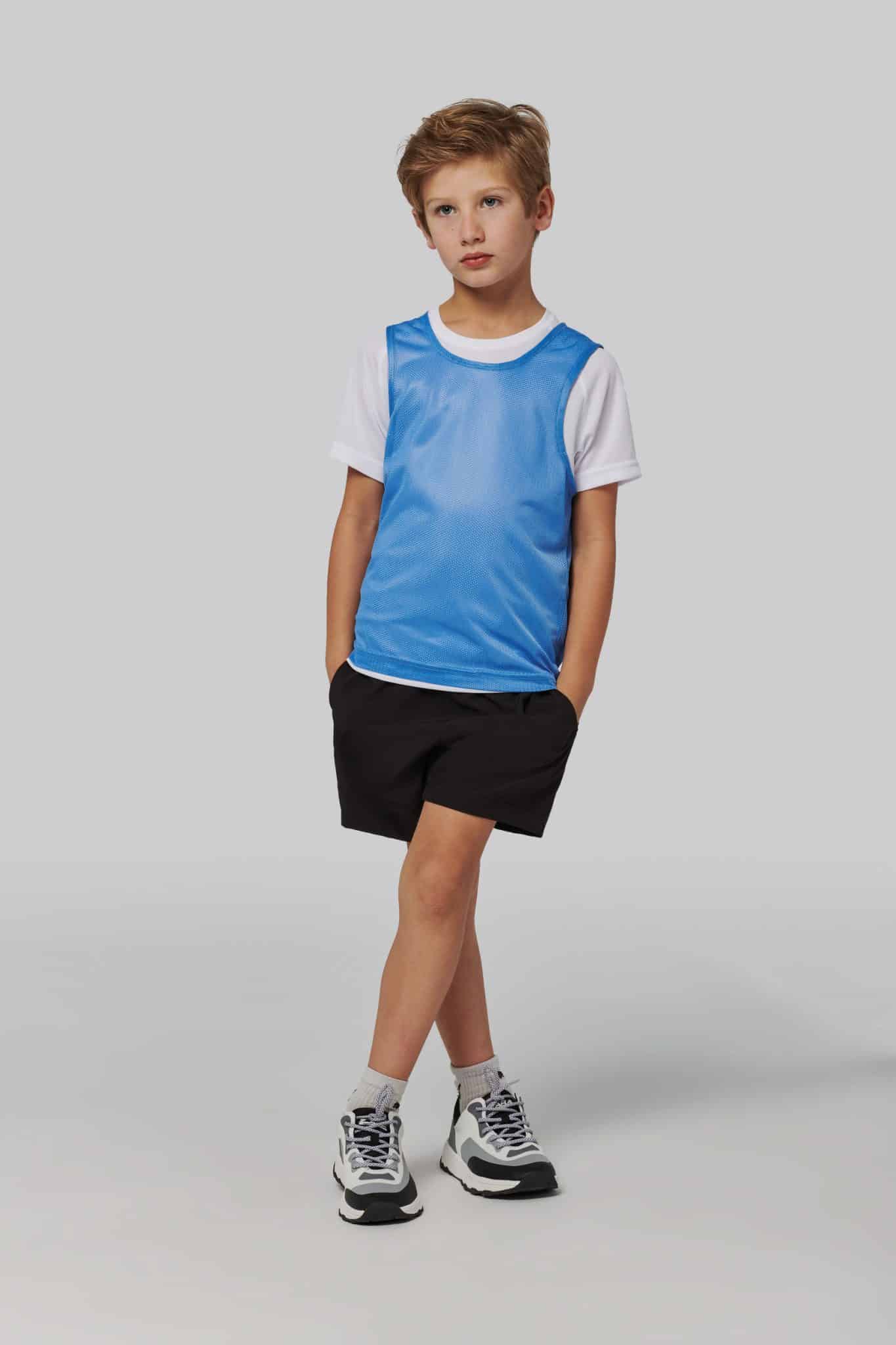 Miniature 3 pour Chasuble en filet léger multisports enfant