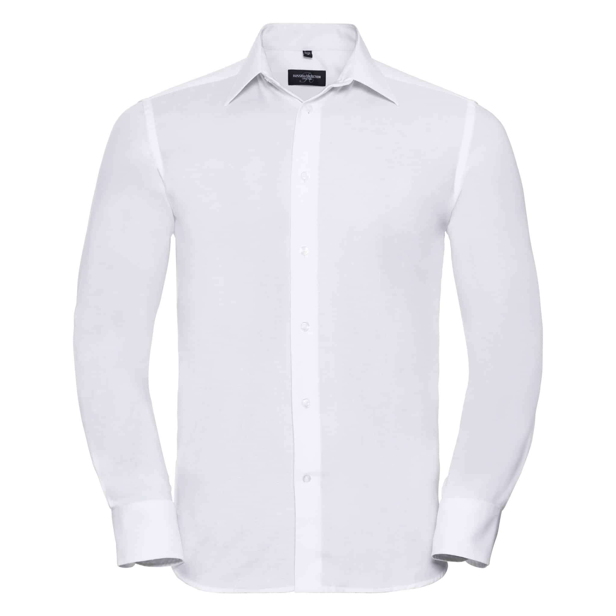 Miniature 4 pour Chemise homme Oxford manches longues