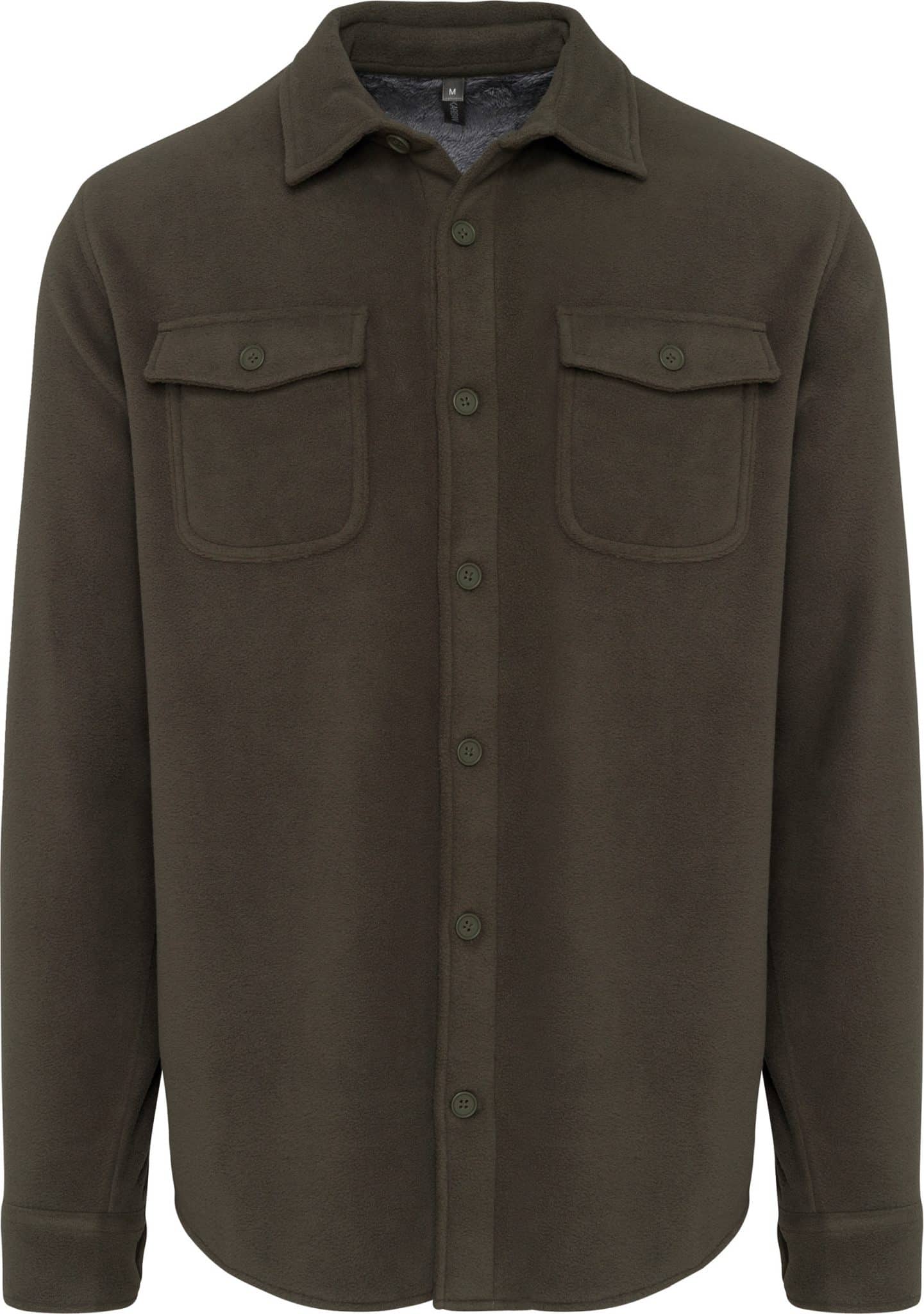 Miniature 10 pour Surchemise polaire doublée sherpa polaire homme