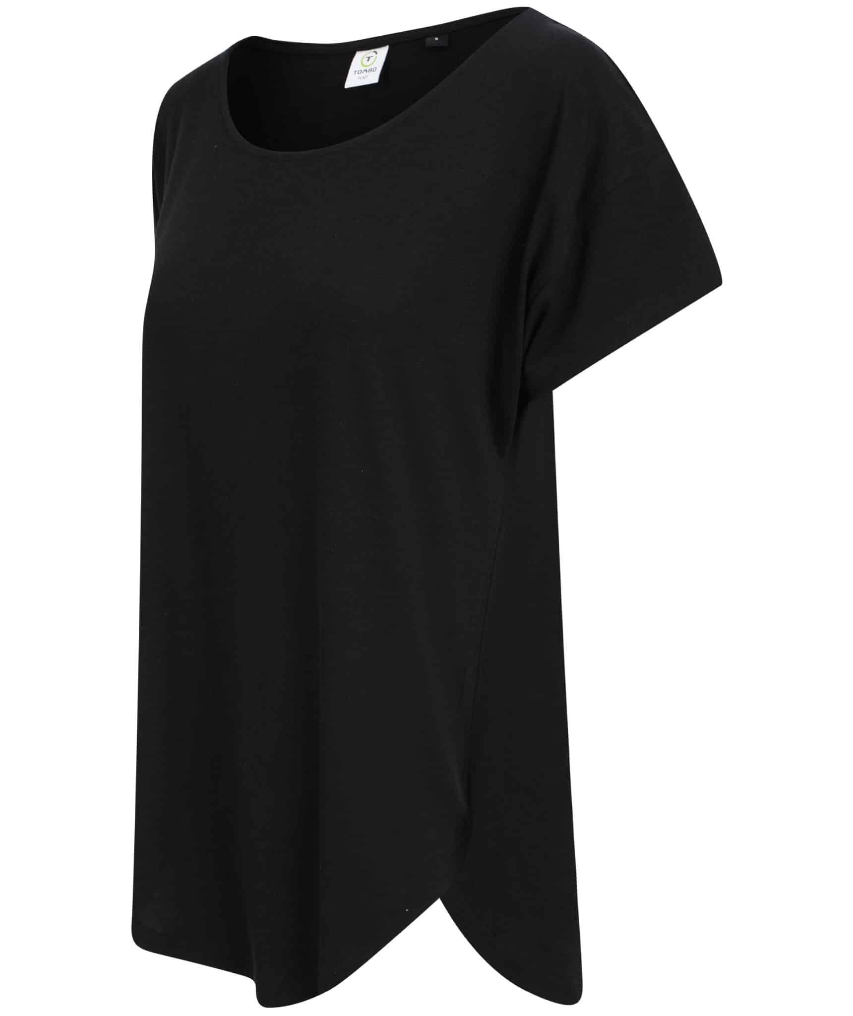 Miniature 2 pour T-shirt scoop neck femme