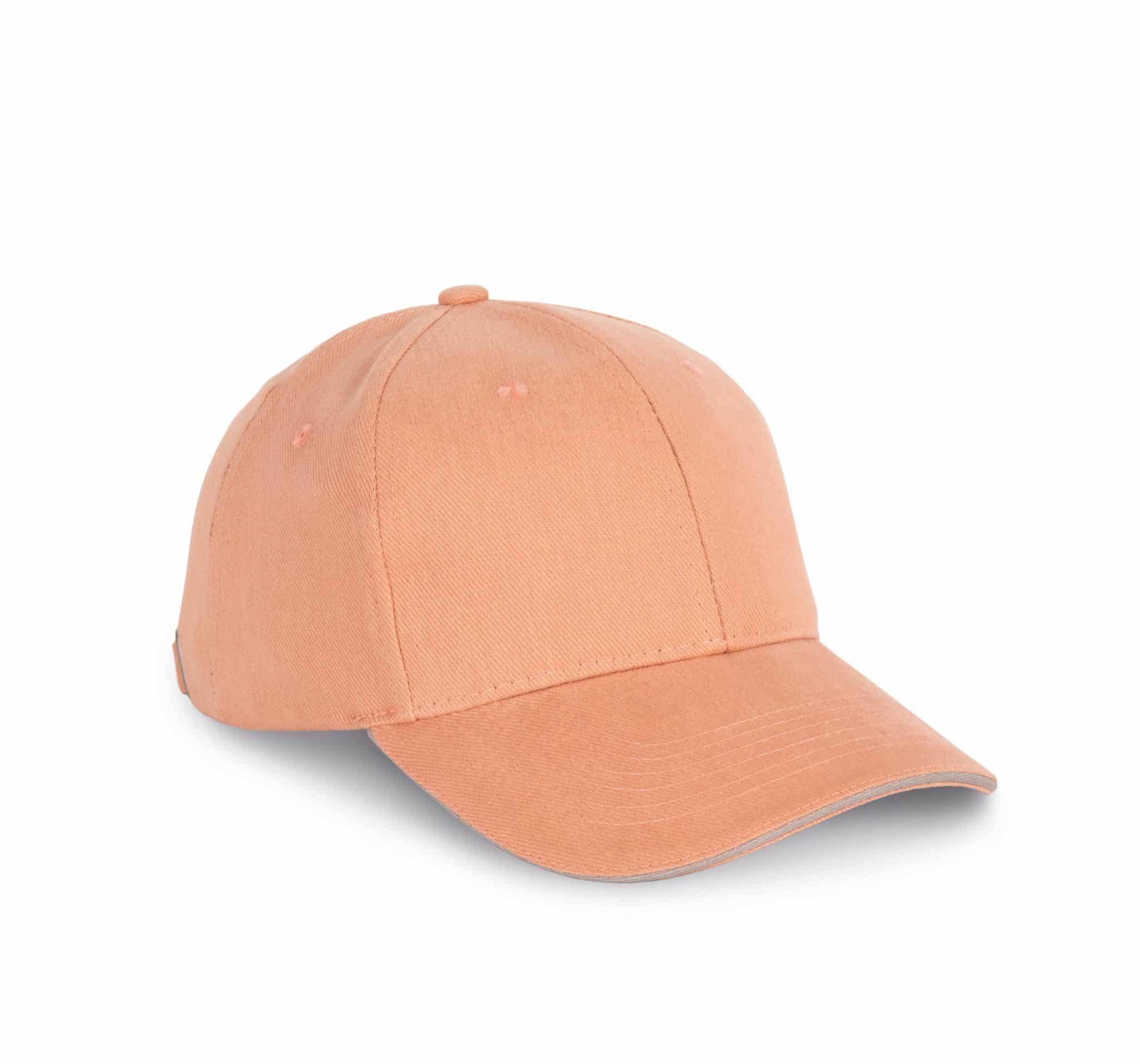 Miniature 16 pour Casquette en coton biologique à sandwich contrasté - 6 panneaux