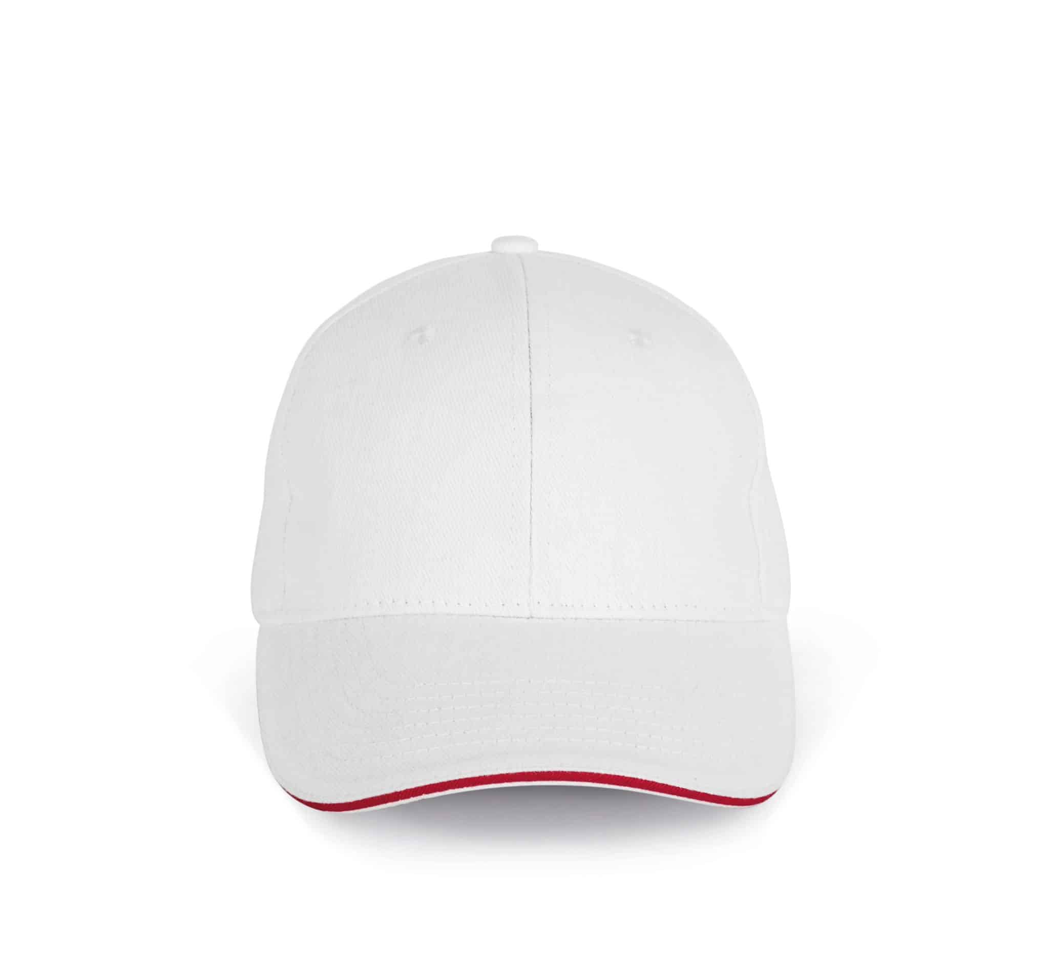 Miniature 18 pour Casquette en coton biologique à sandwich contrasté - 6 panneaux