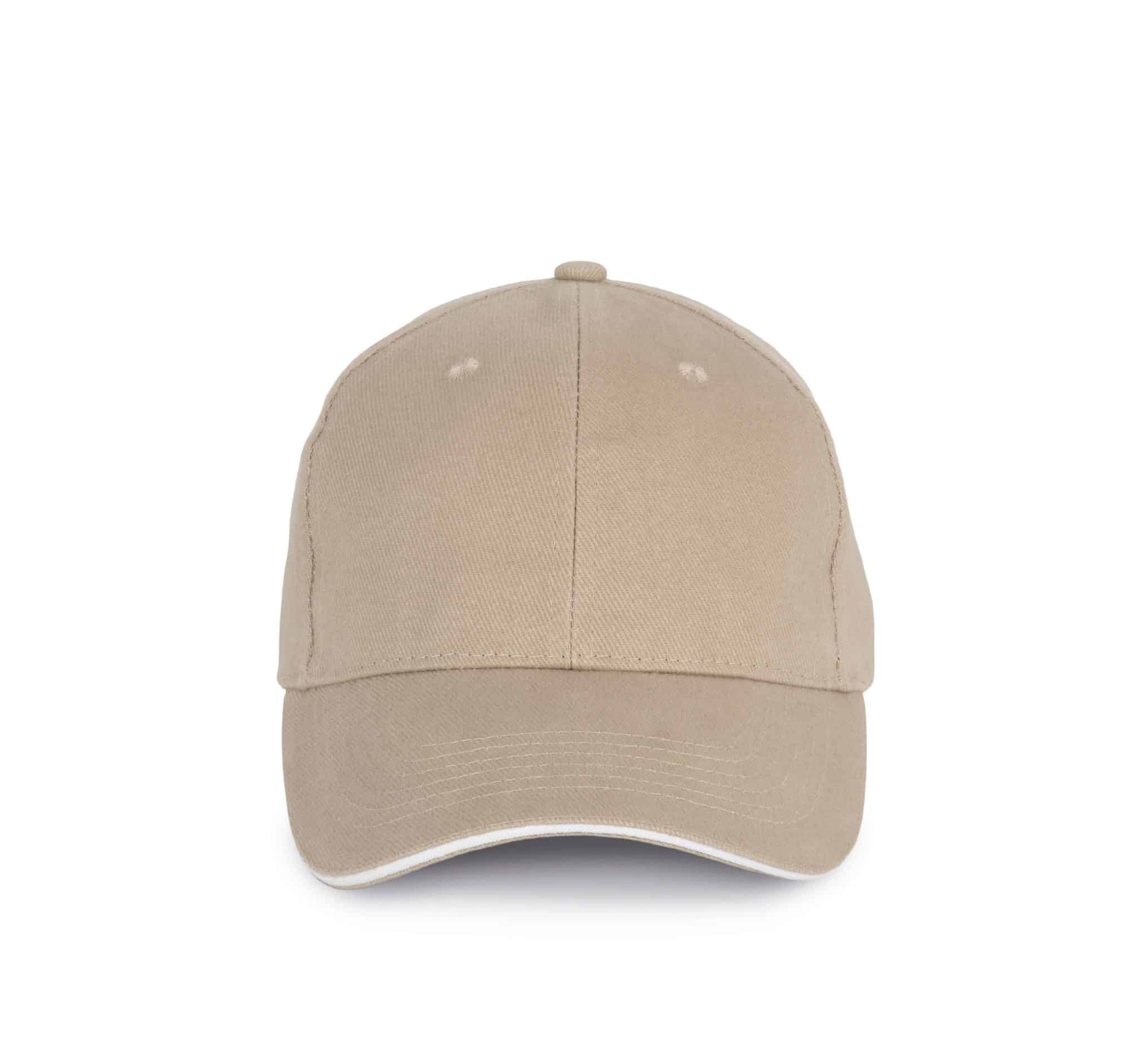 Miniature 17 pour Casquette en coton biologique à sandwich contrasté - 6 panneaux
