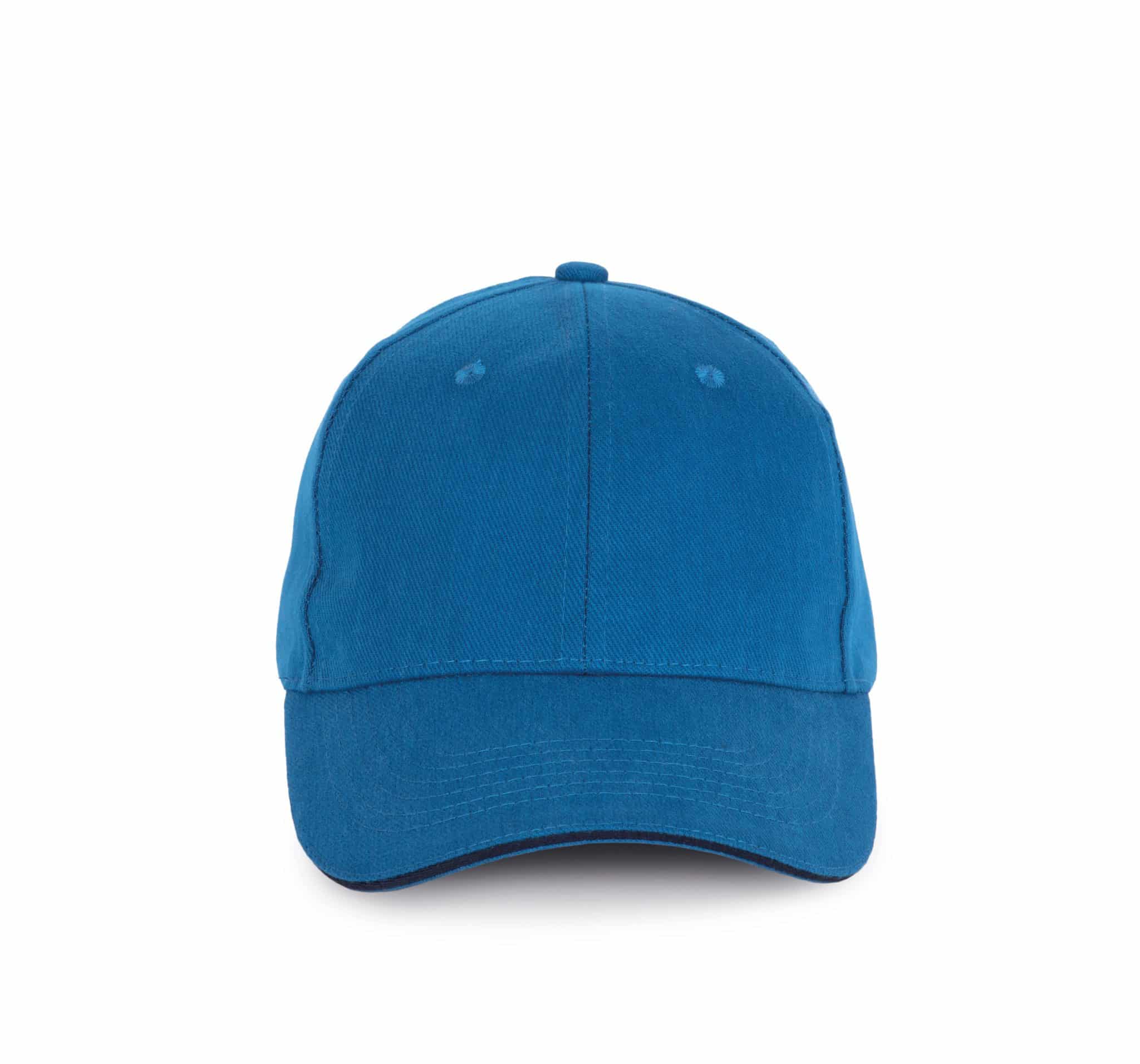 Miniature 20 pour Casquette en coton biologique à sandwich contrasté - 6 panneaux