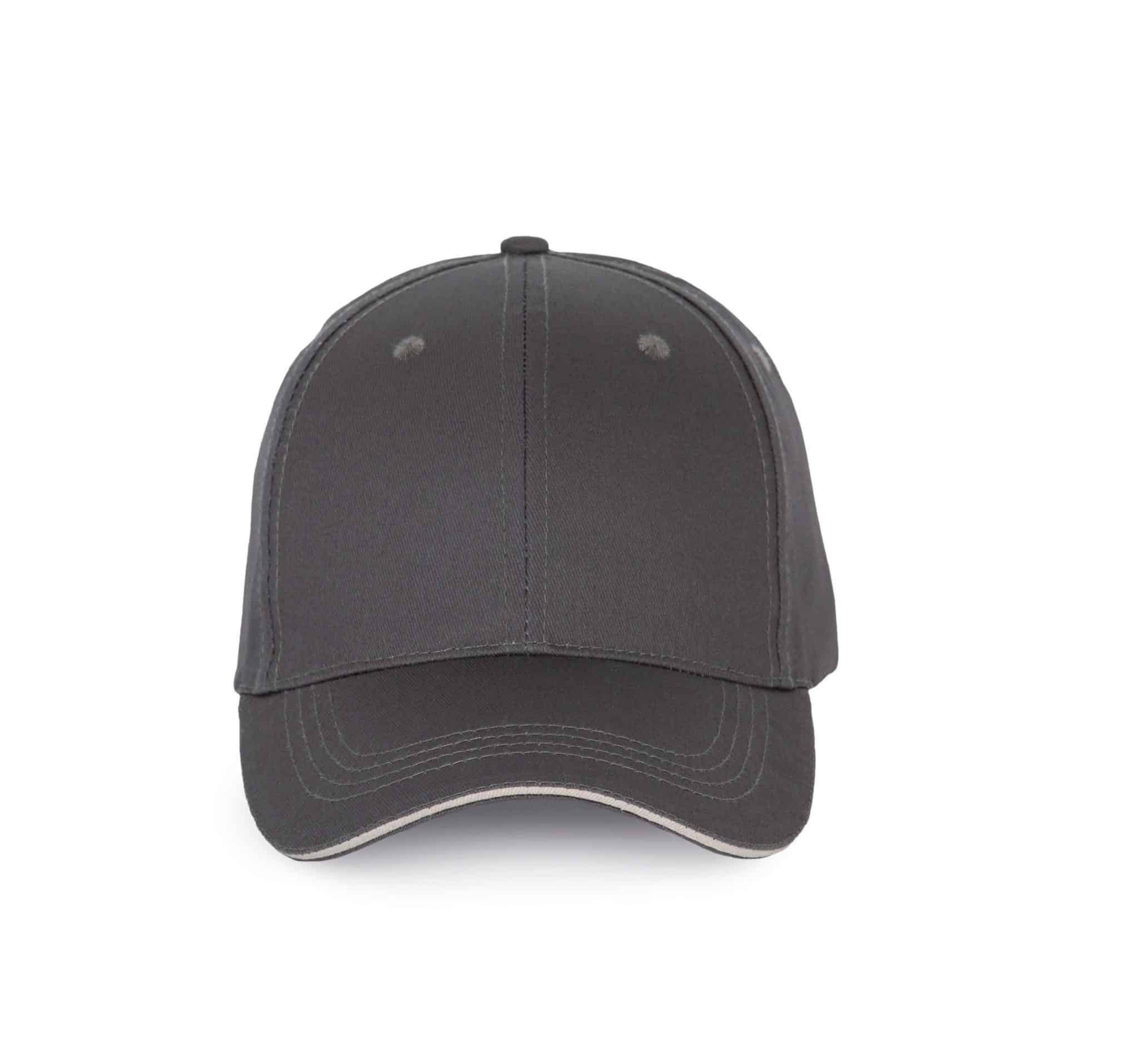 Miniature 11 pour Casquette avec sandwich contrasté - 6 panneaux