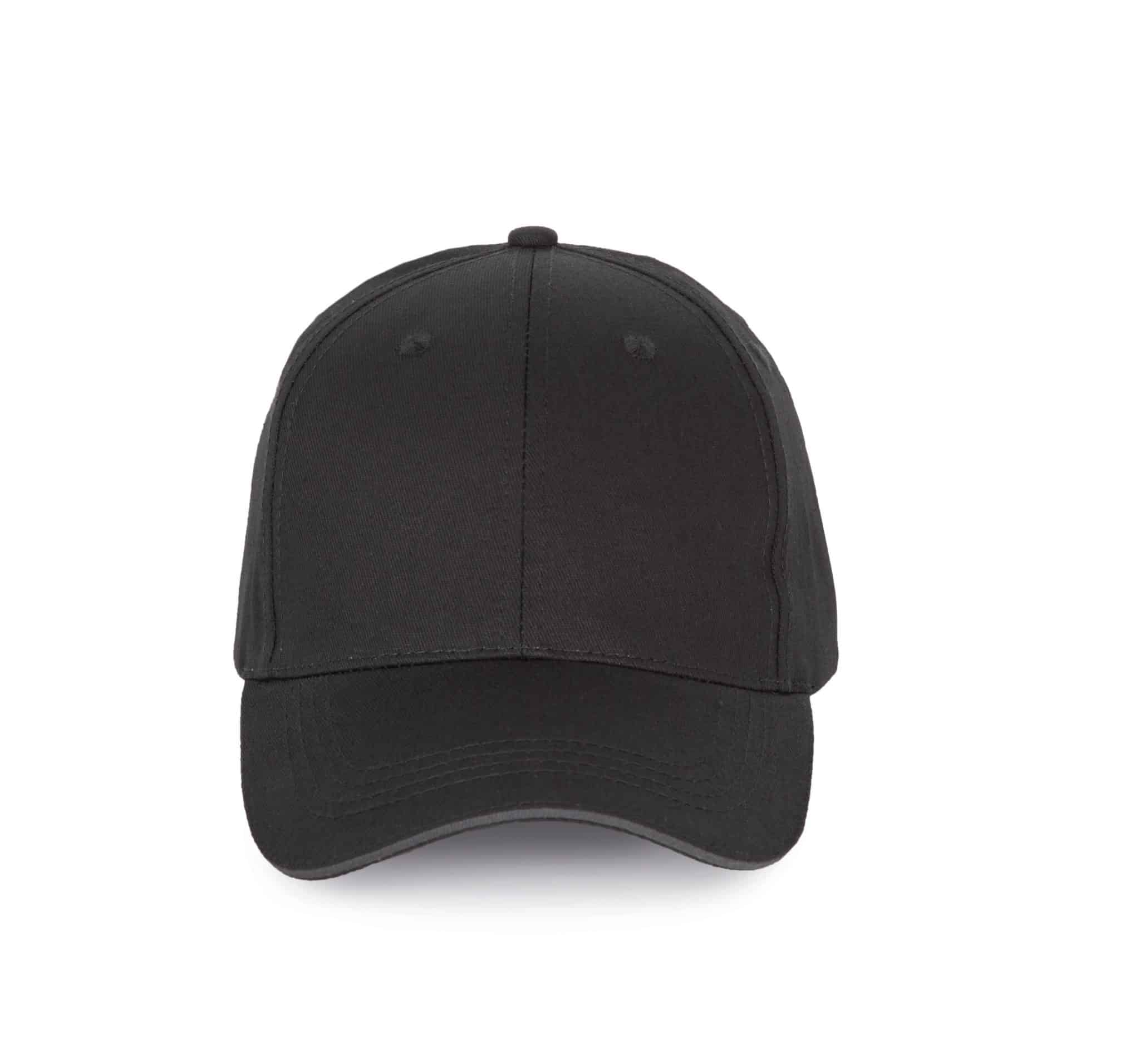 Miniature 10 pour Casquette avec sandwich contrasté - 6 panneaux