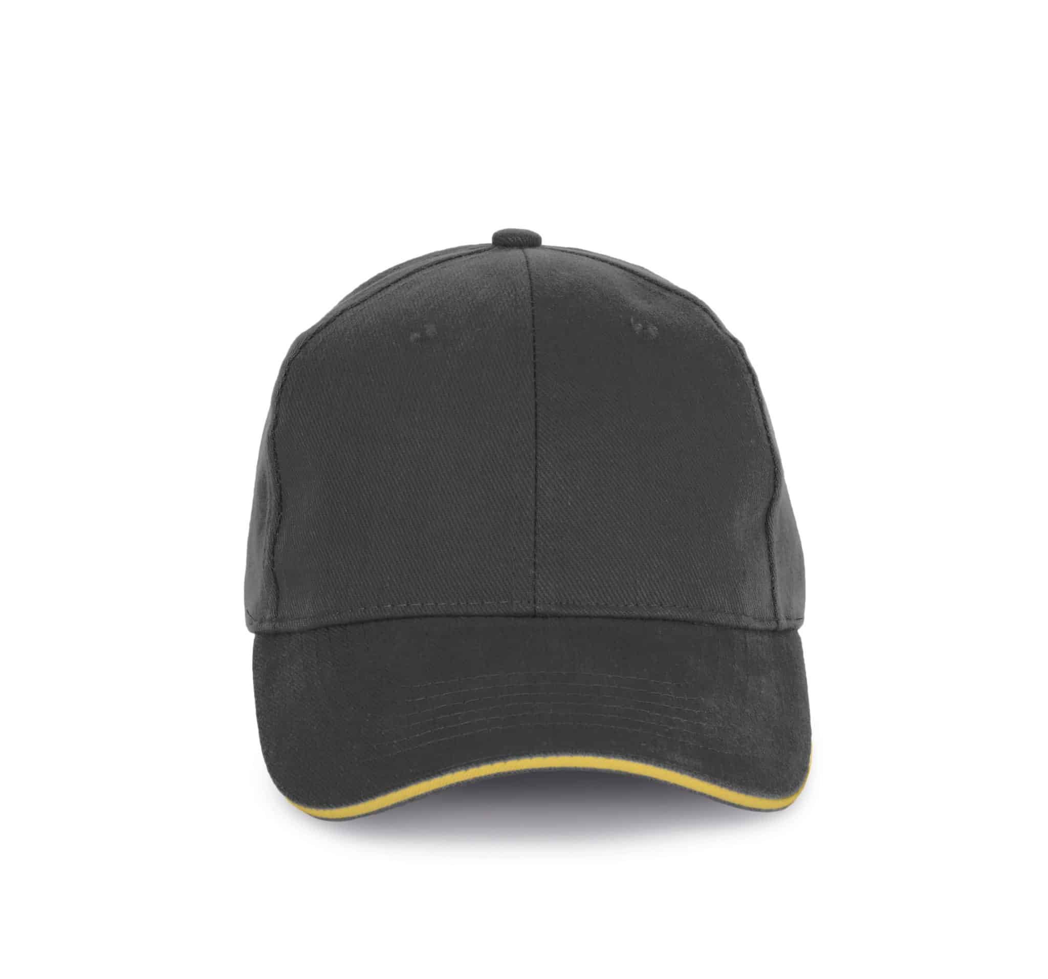 Miniature 13 pour Casquette en coton biologique à sandwich contrasté - 6 panneaux