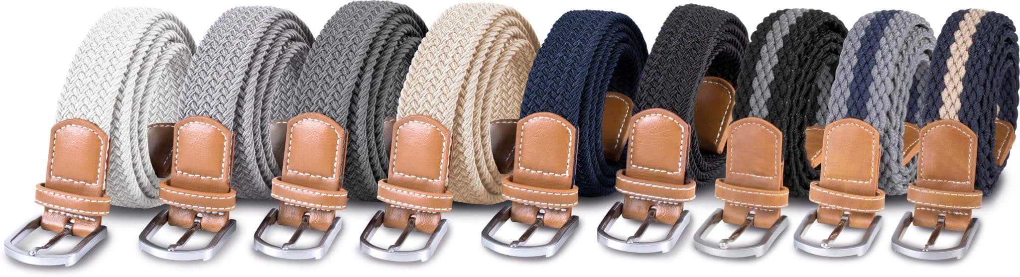 Miniature 3 pour Ceinture tressée élastiquée
