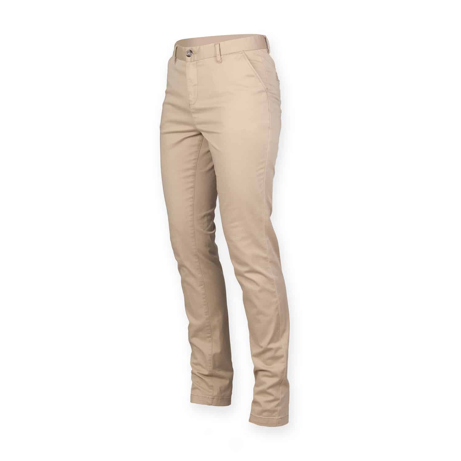 Miniature 5 pour Pantalon Chino Stretch Femme