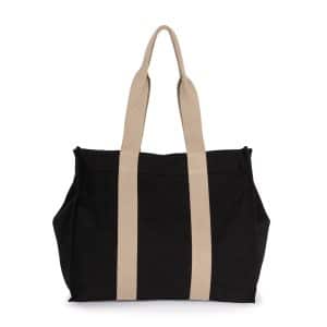 Visuel Grand sac shopping à soufflet recyclé