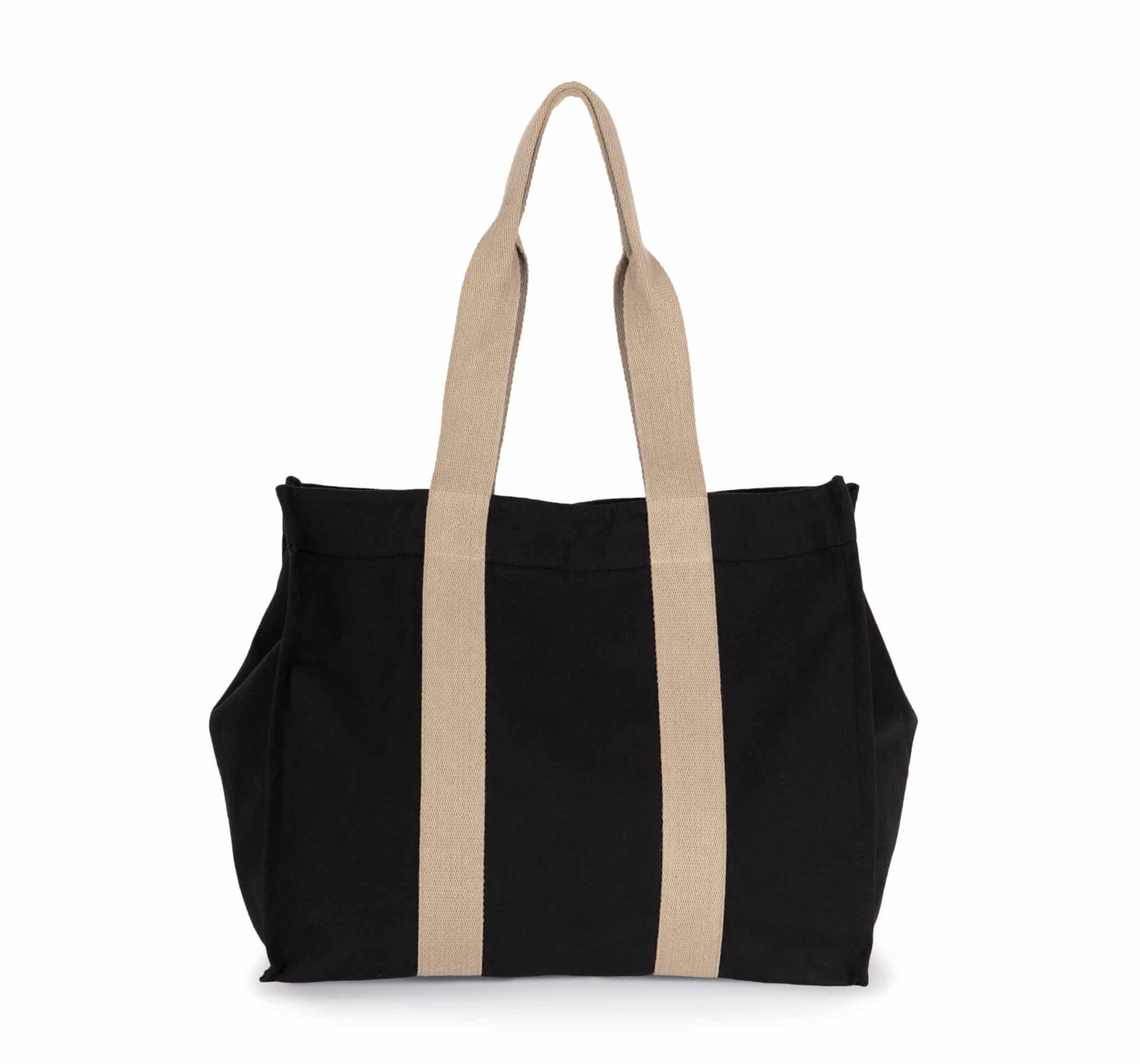 Miniature 1 pour Grand sac shopping à soufflet recyclé