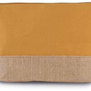 Visuel Pochette en toiles de coton et jute