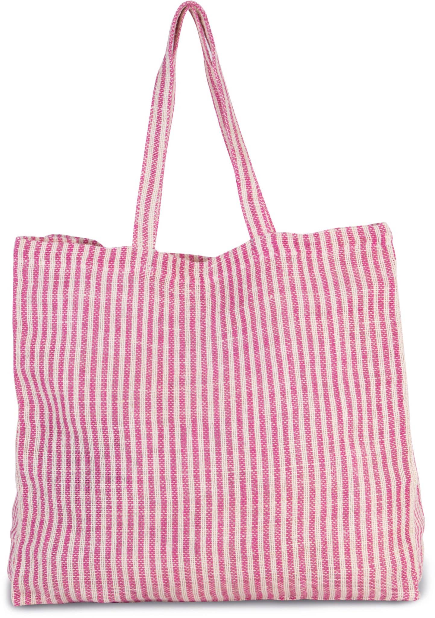 Miniature 1 pour Sac shopping à rayures en juco